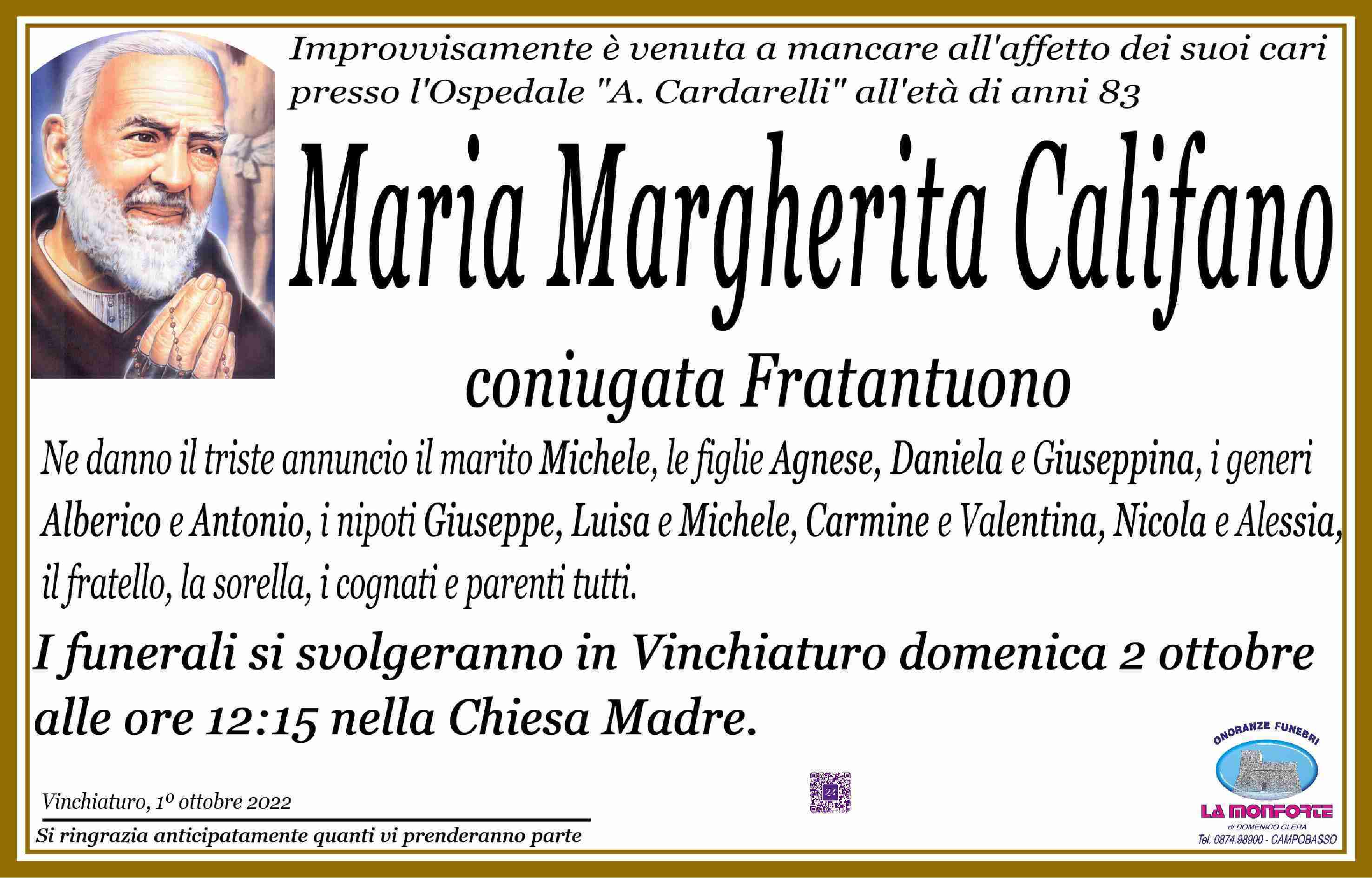 Maria Margherita Califano
