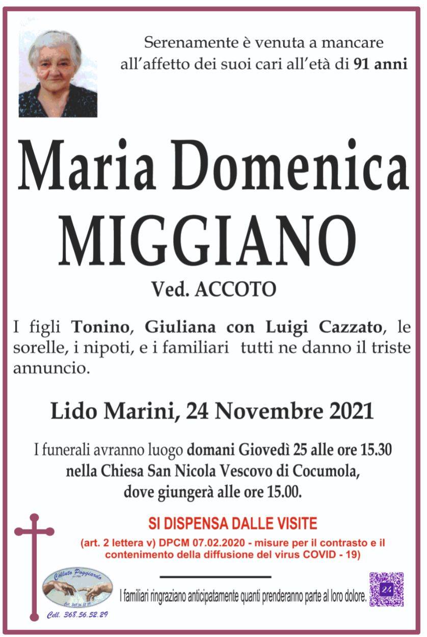 Maria Domenica Miggiano