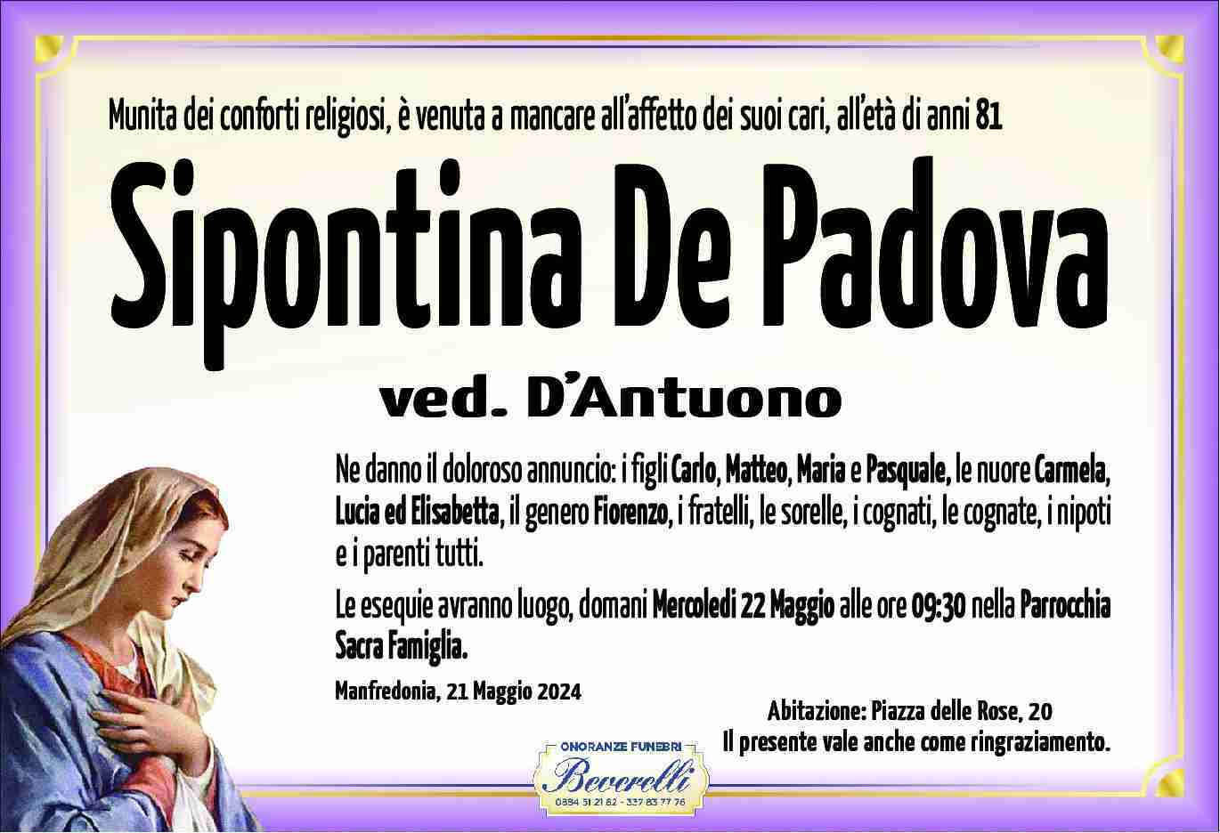 Sipontina De Padova