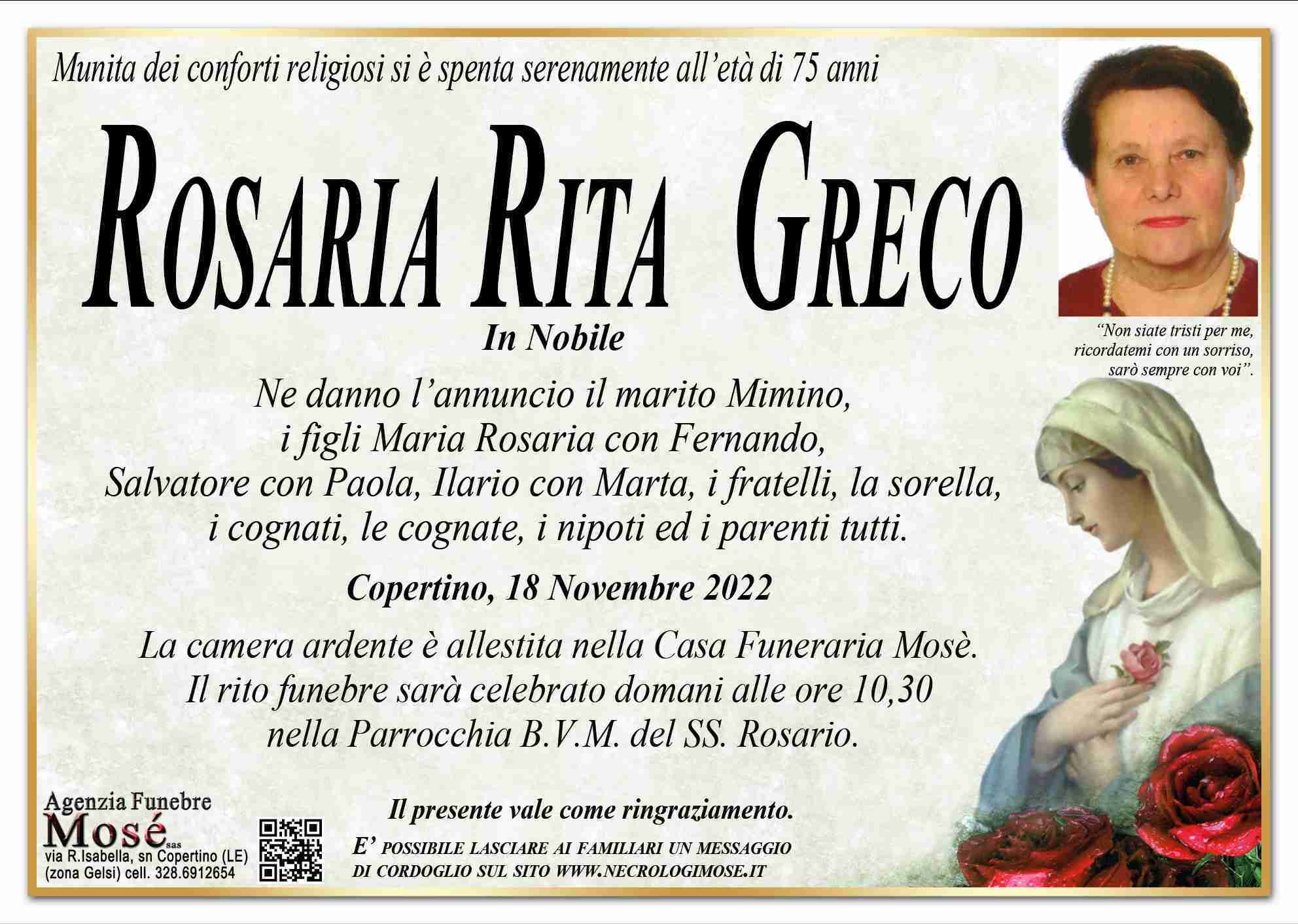 Rosaria Rita Greco