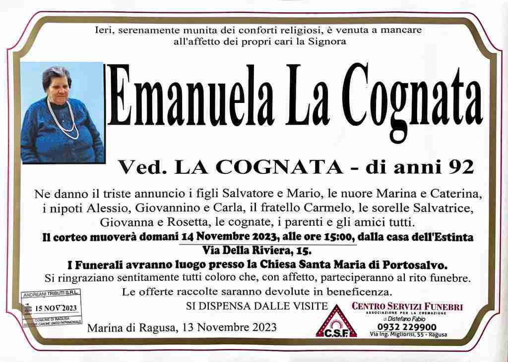 Emanuela La Cognata