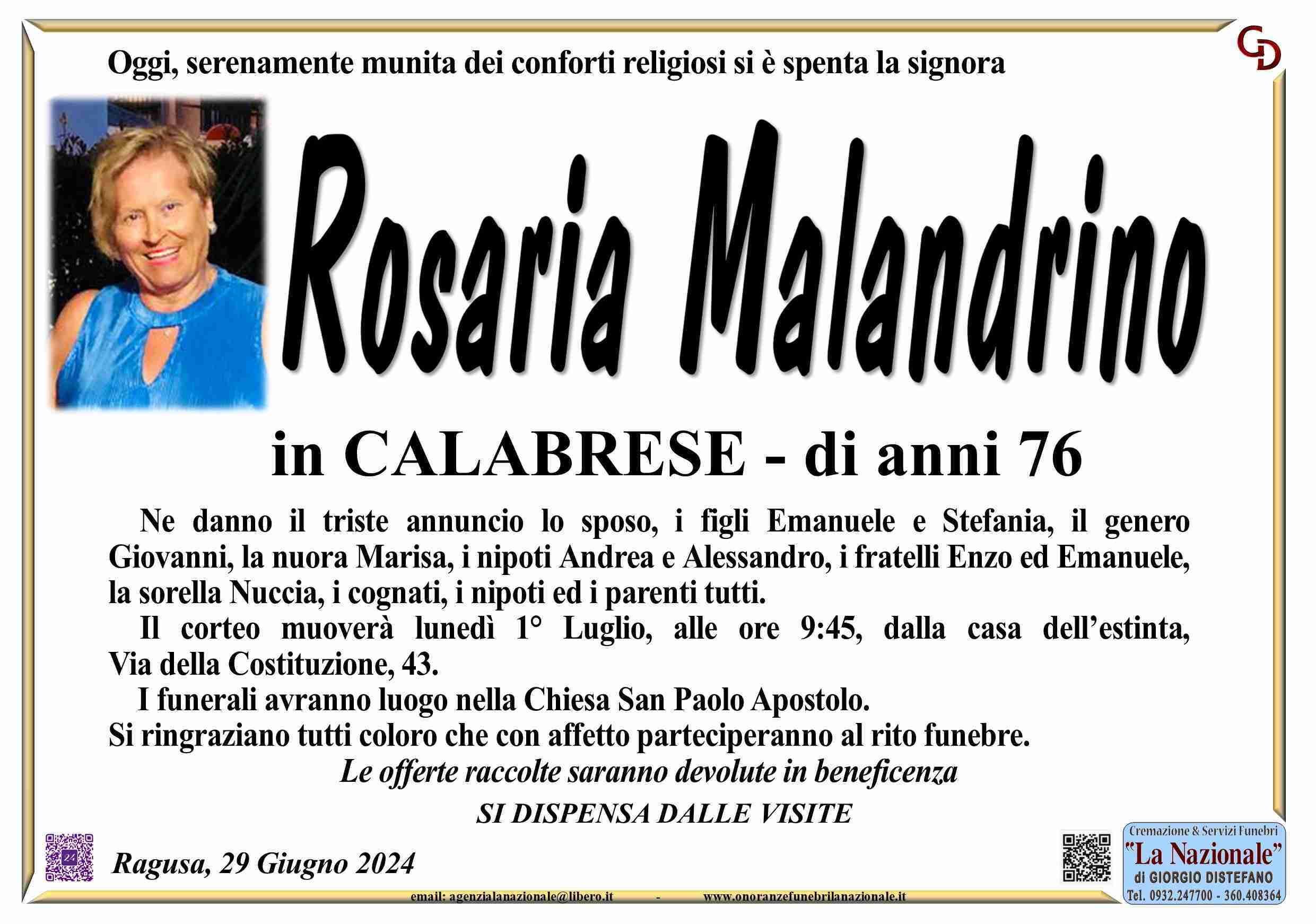 Rosaria Malandrino