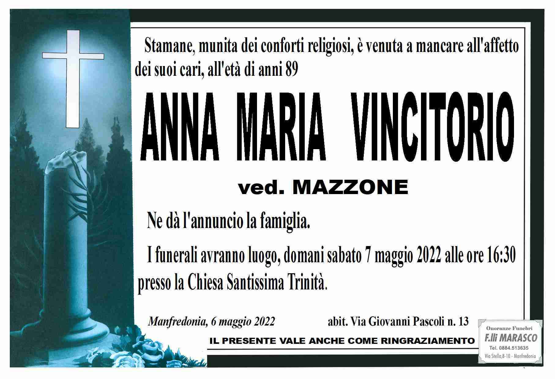Anna Maria Vincitorio