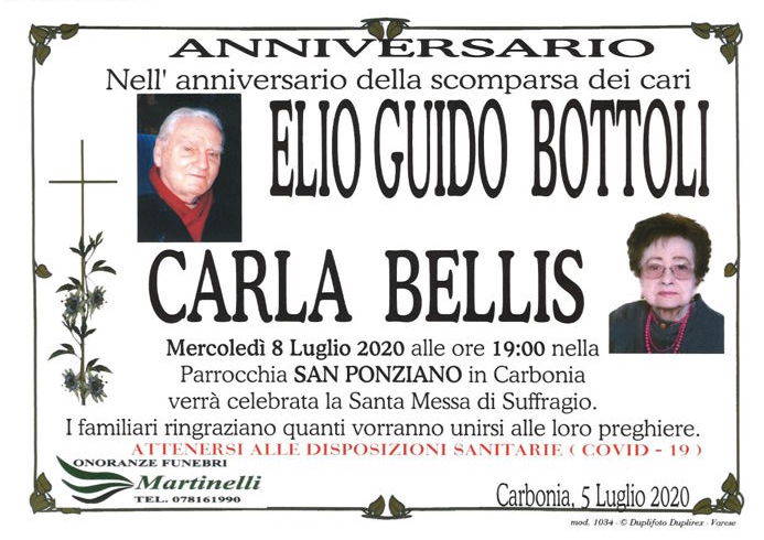 Elio Guido Bottoli e Carla Bellis