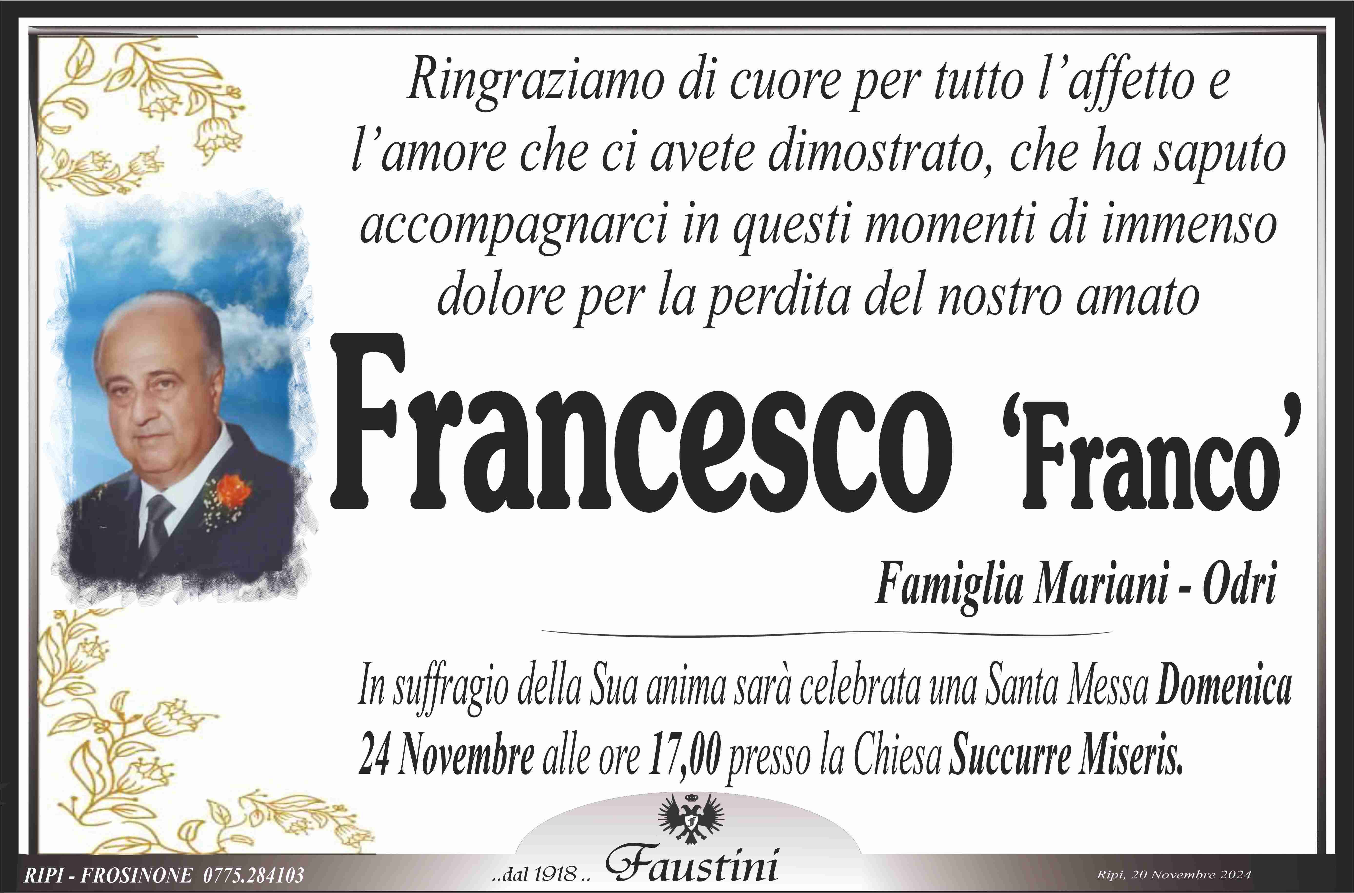 Francesco Mariani "Franco"