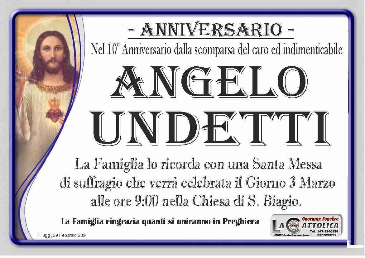 angelo undetti