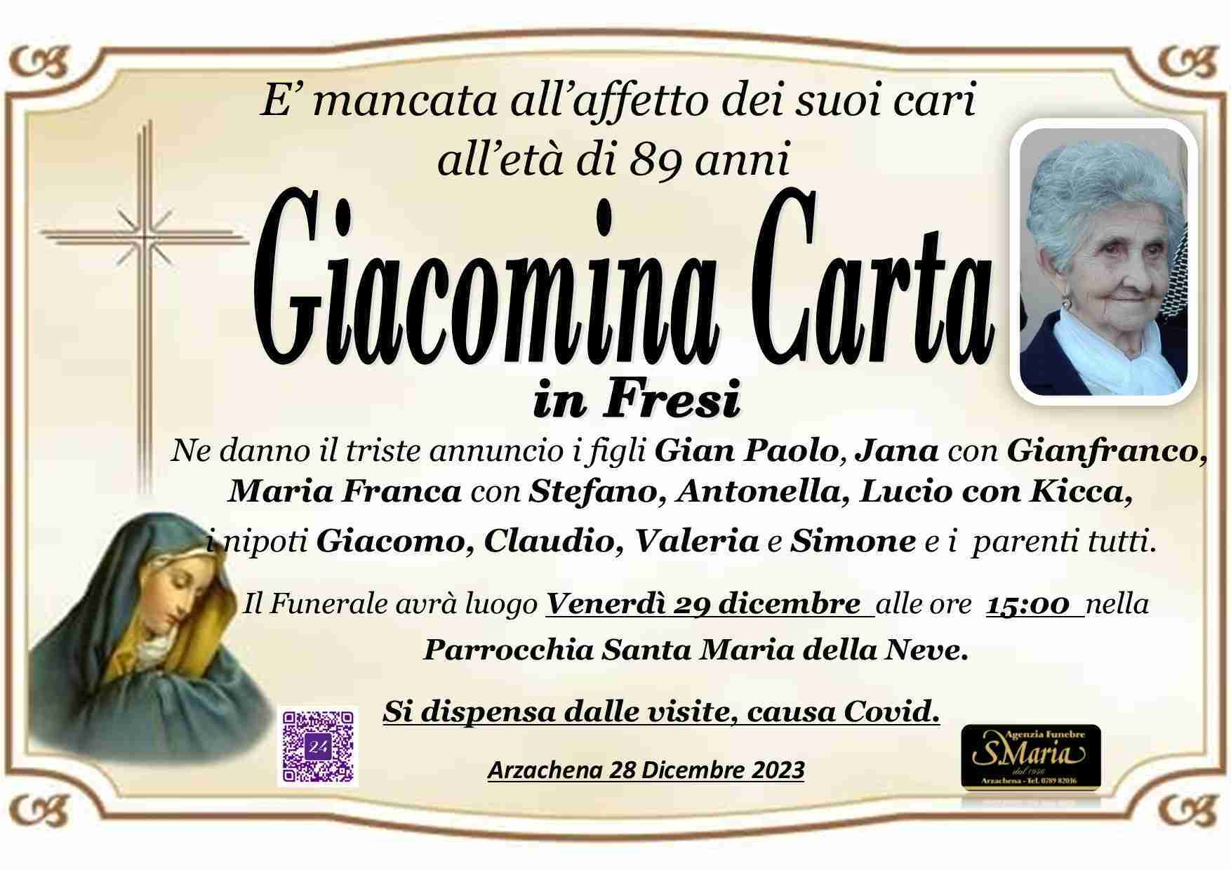 Giacomina Carta