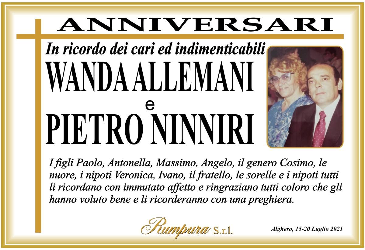 Wanda Allemani e Pietro Ninniri