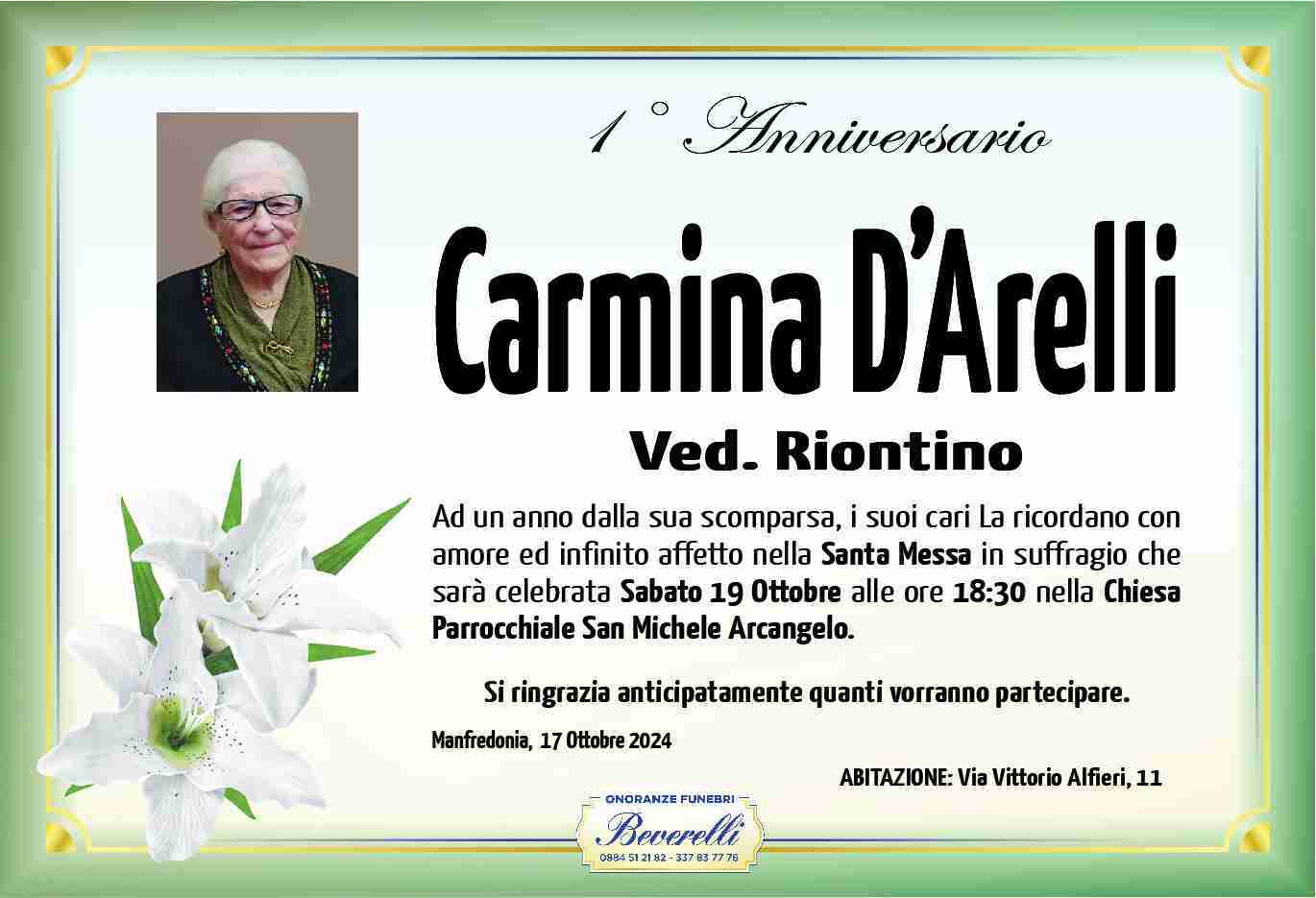 Carmina D'Arelli