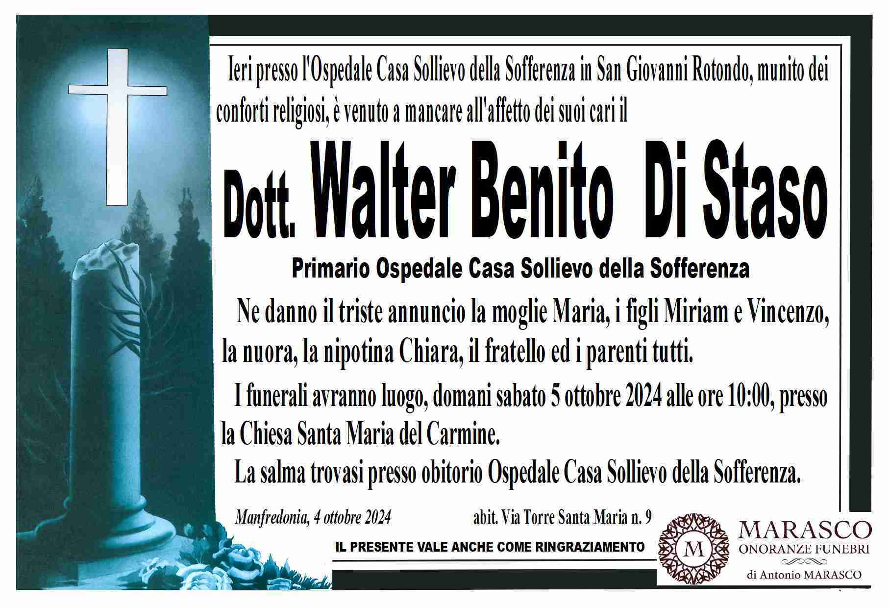 Walter Benito Di Staso