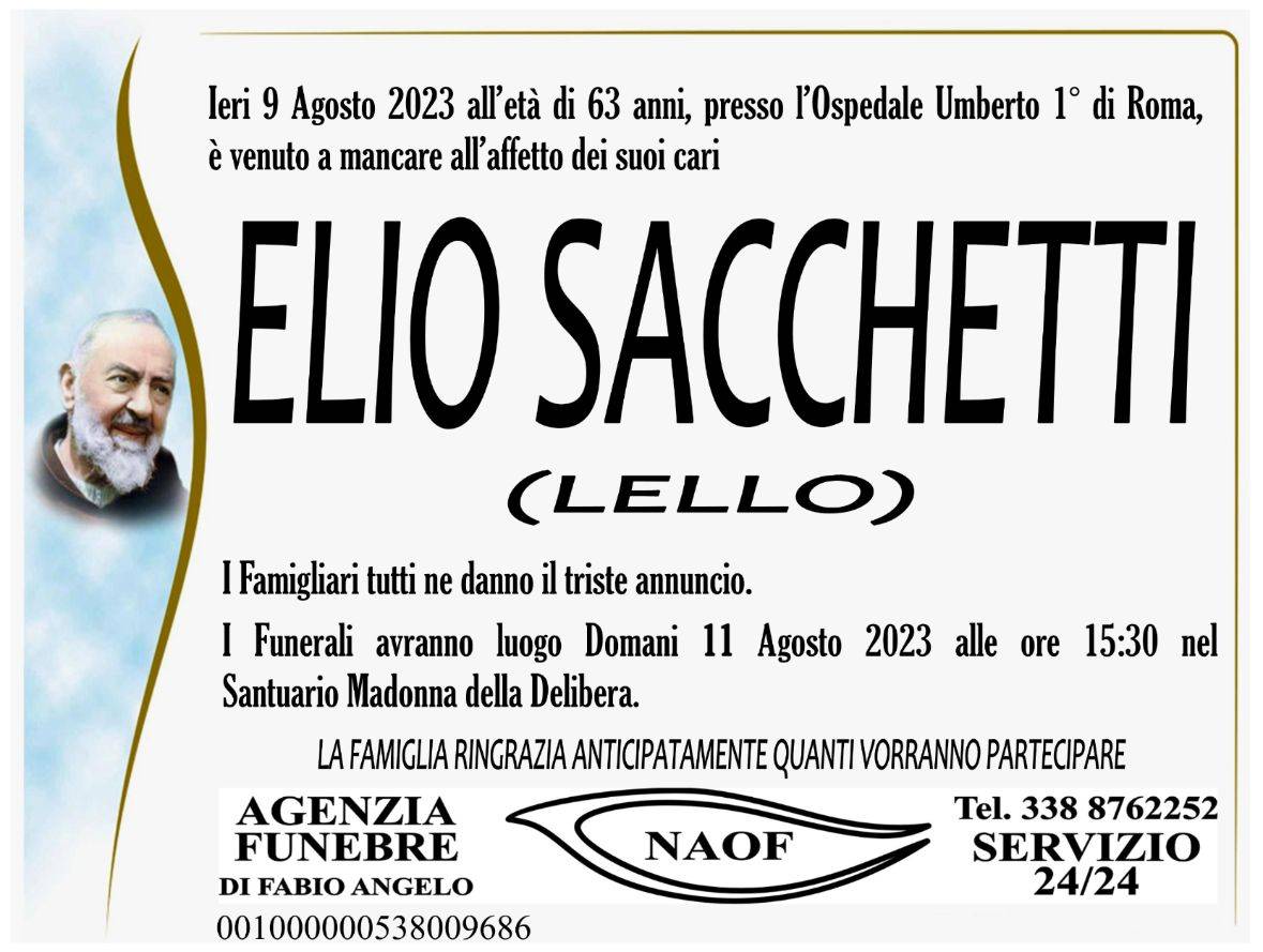Elio Sacchetti