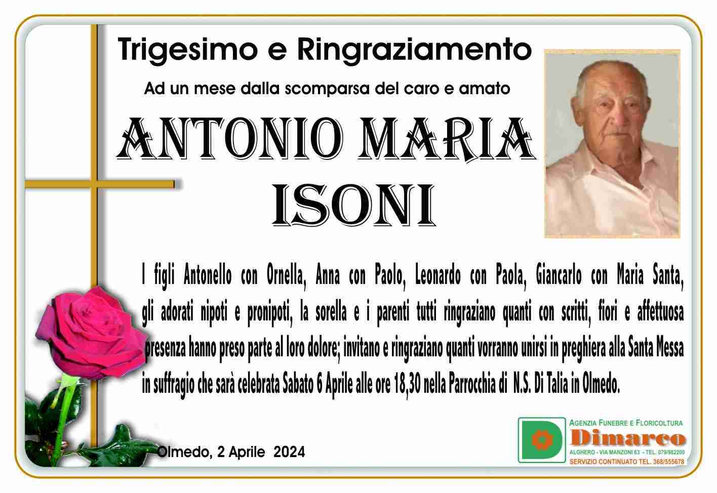 Antonio Maria Isoni