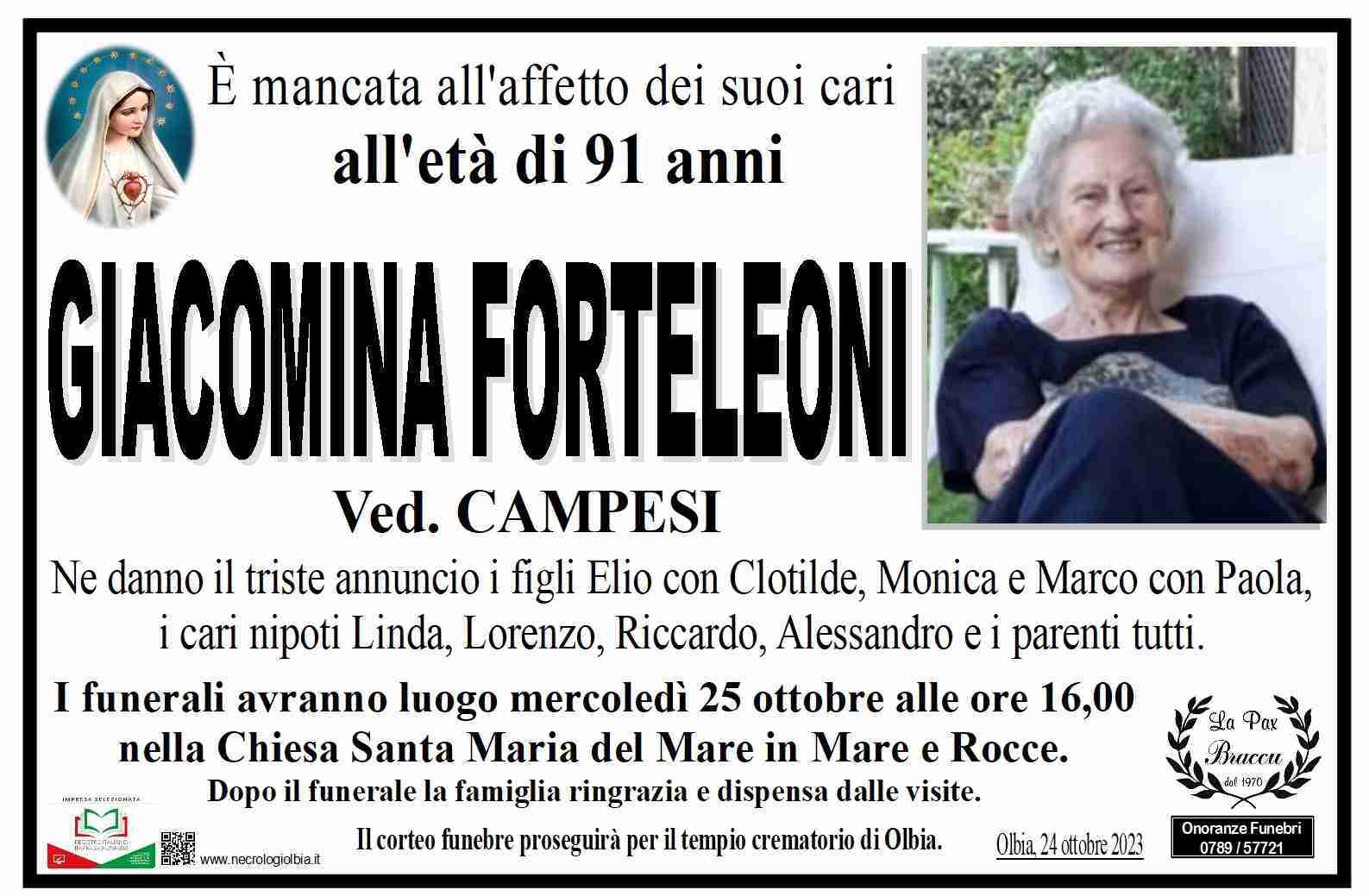 Giacomina Forteleoni