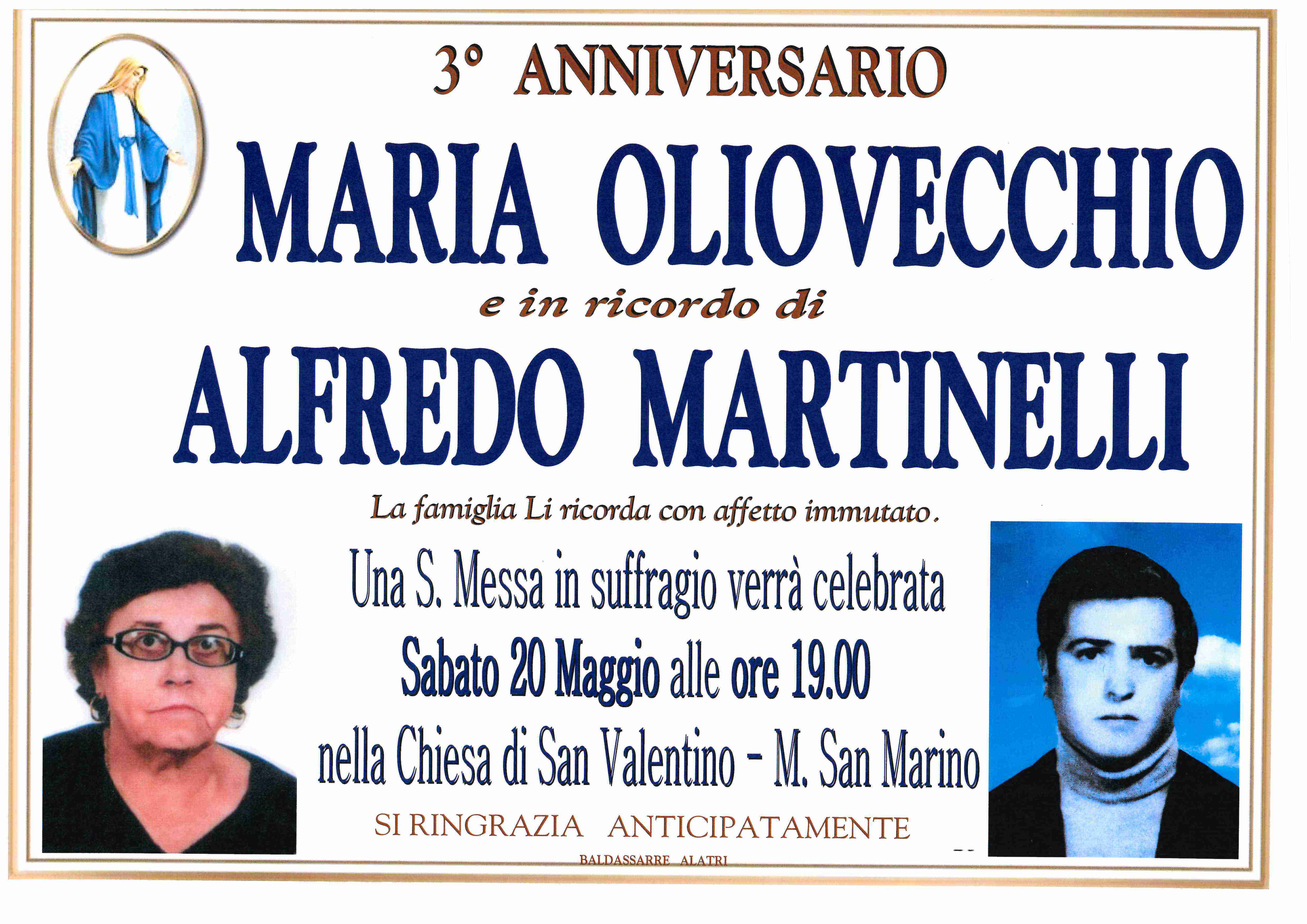 Maria Oliovecchio - Alfredo Martinelli