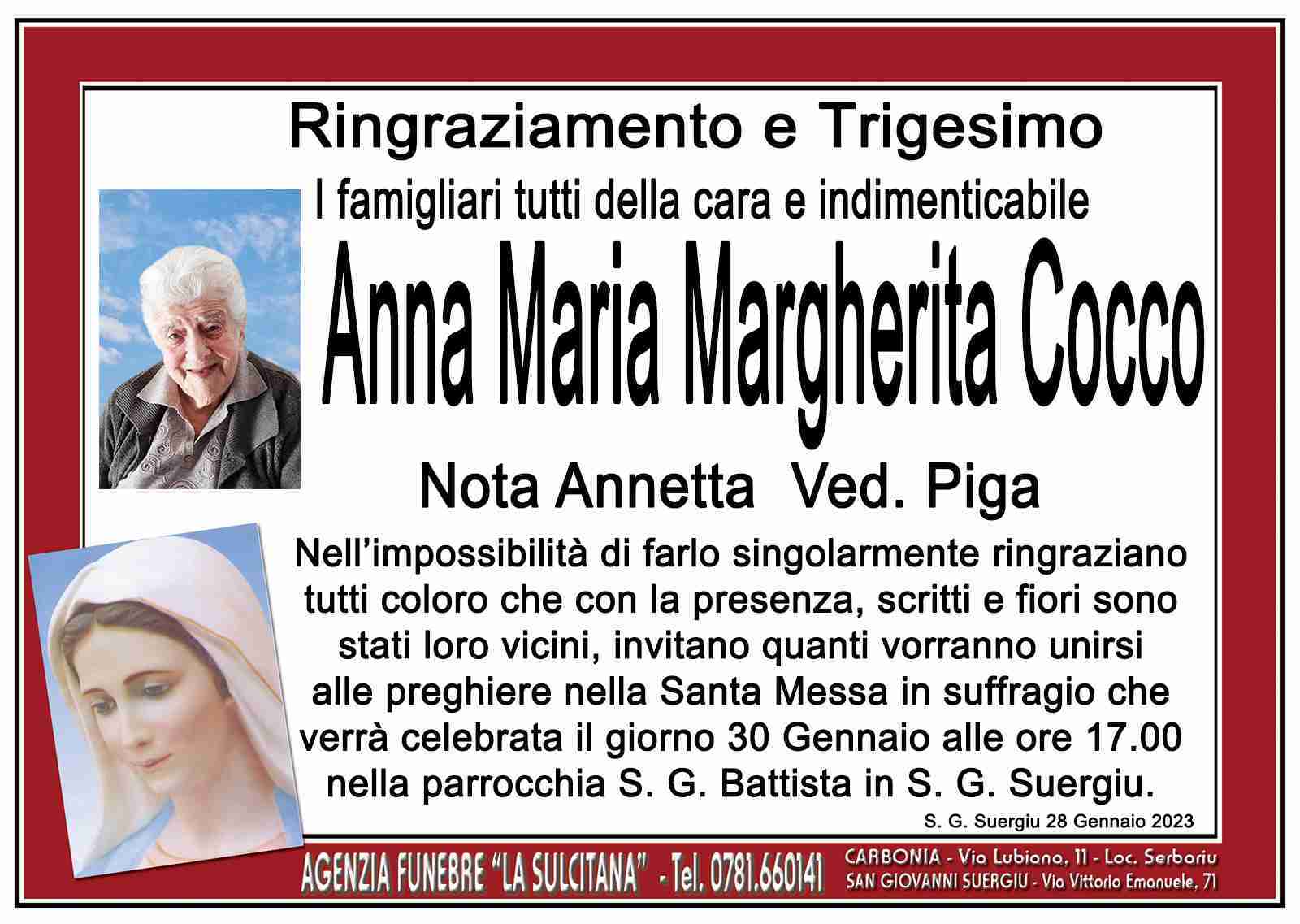 Anna Maria Margherita Cocco