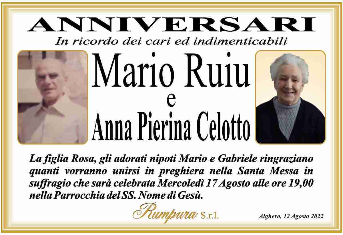 Mario Ruiu - Anna Pierina Celotto