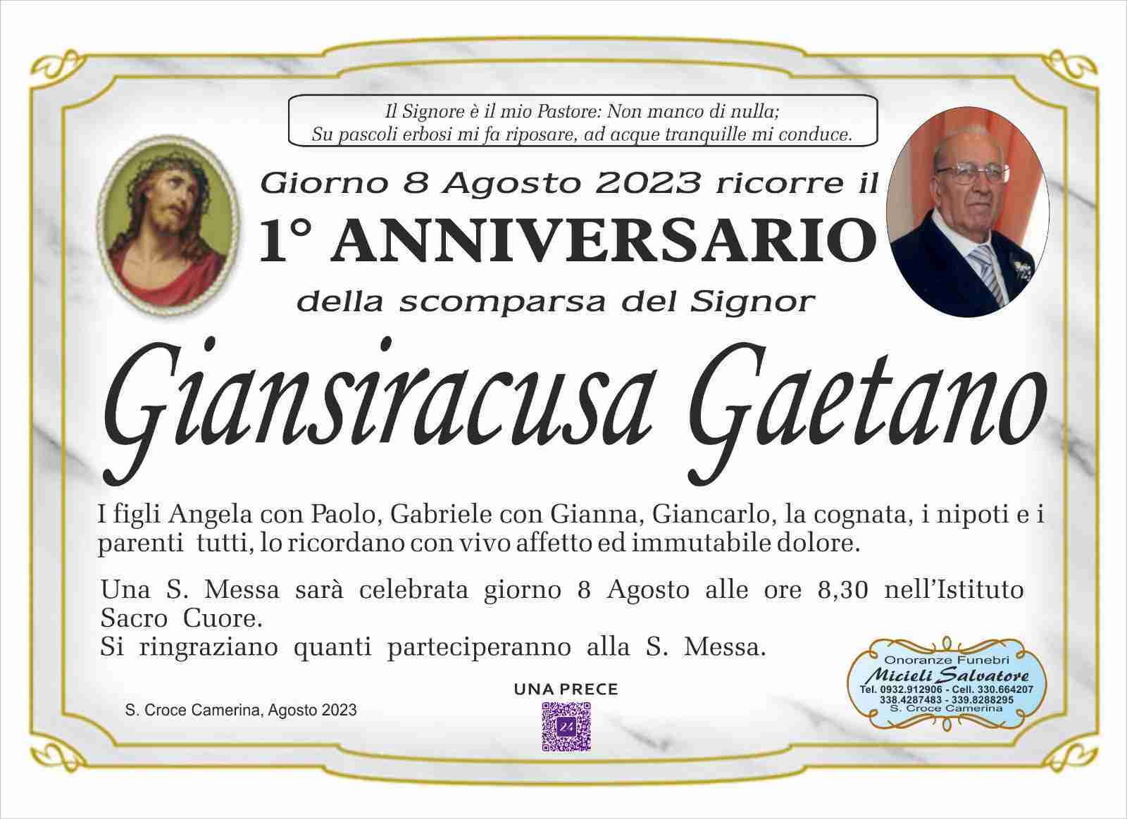 Gaetano Giansiracusa