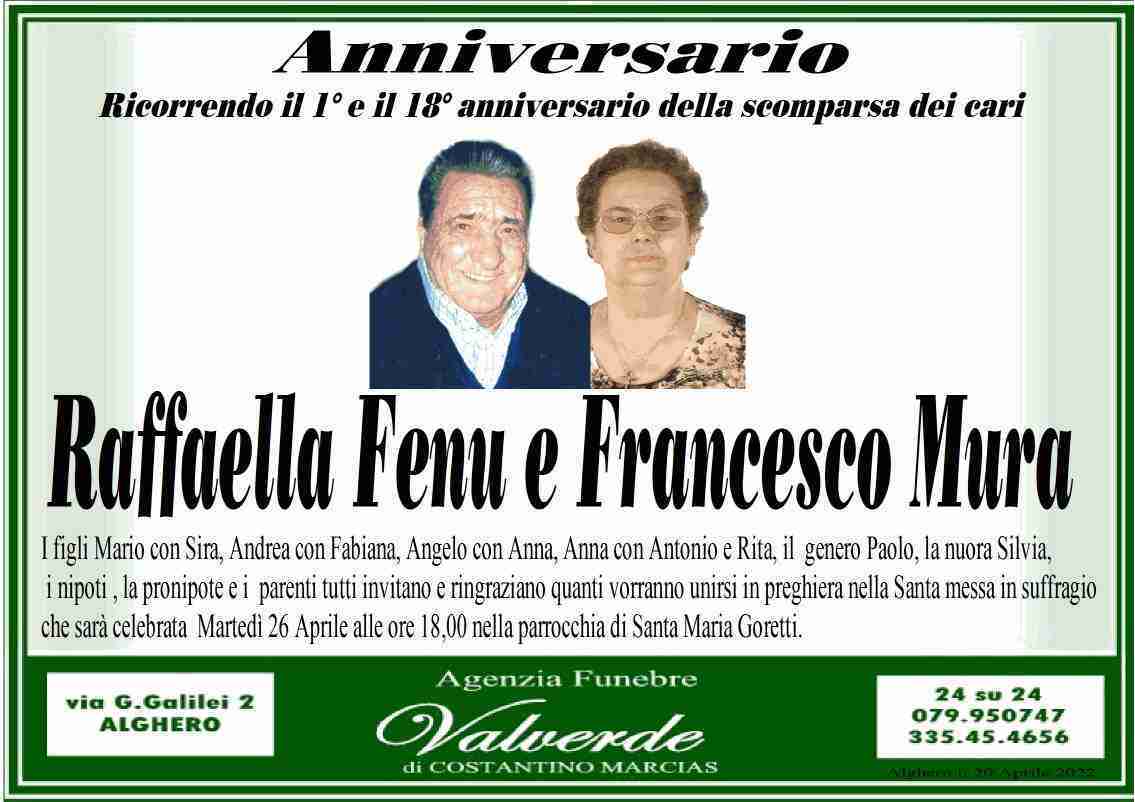 Raffaella Fenu e Francesco Mura