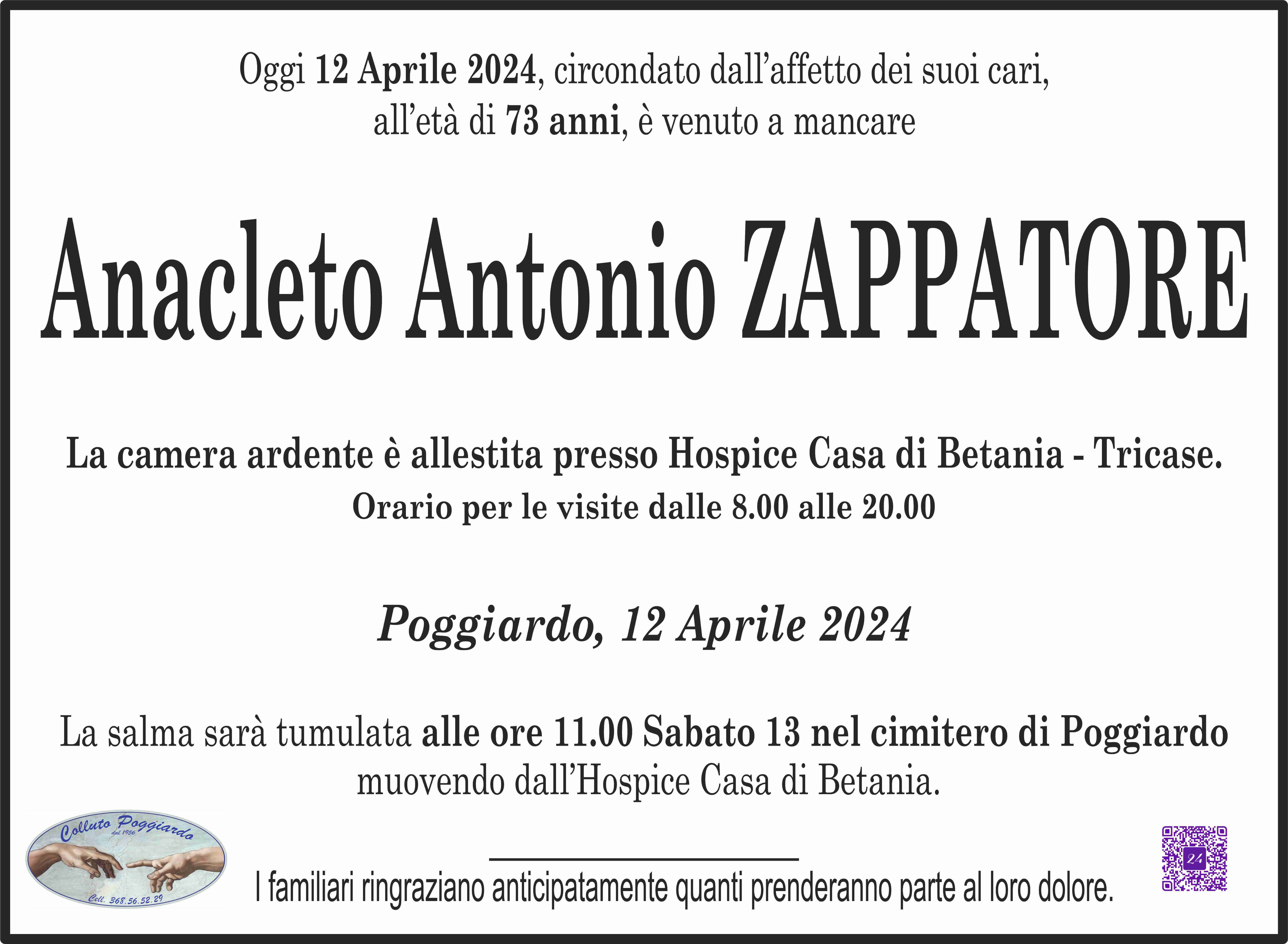 Anacleto Antonio Zappatore