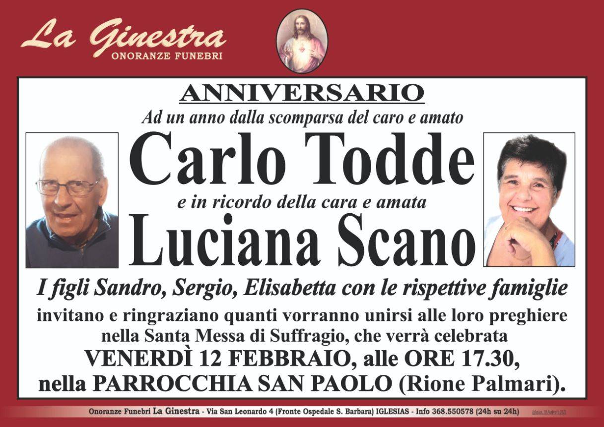 Carlo Todde e Luciana Scano