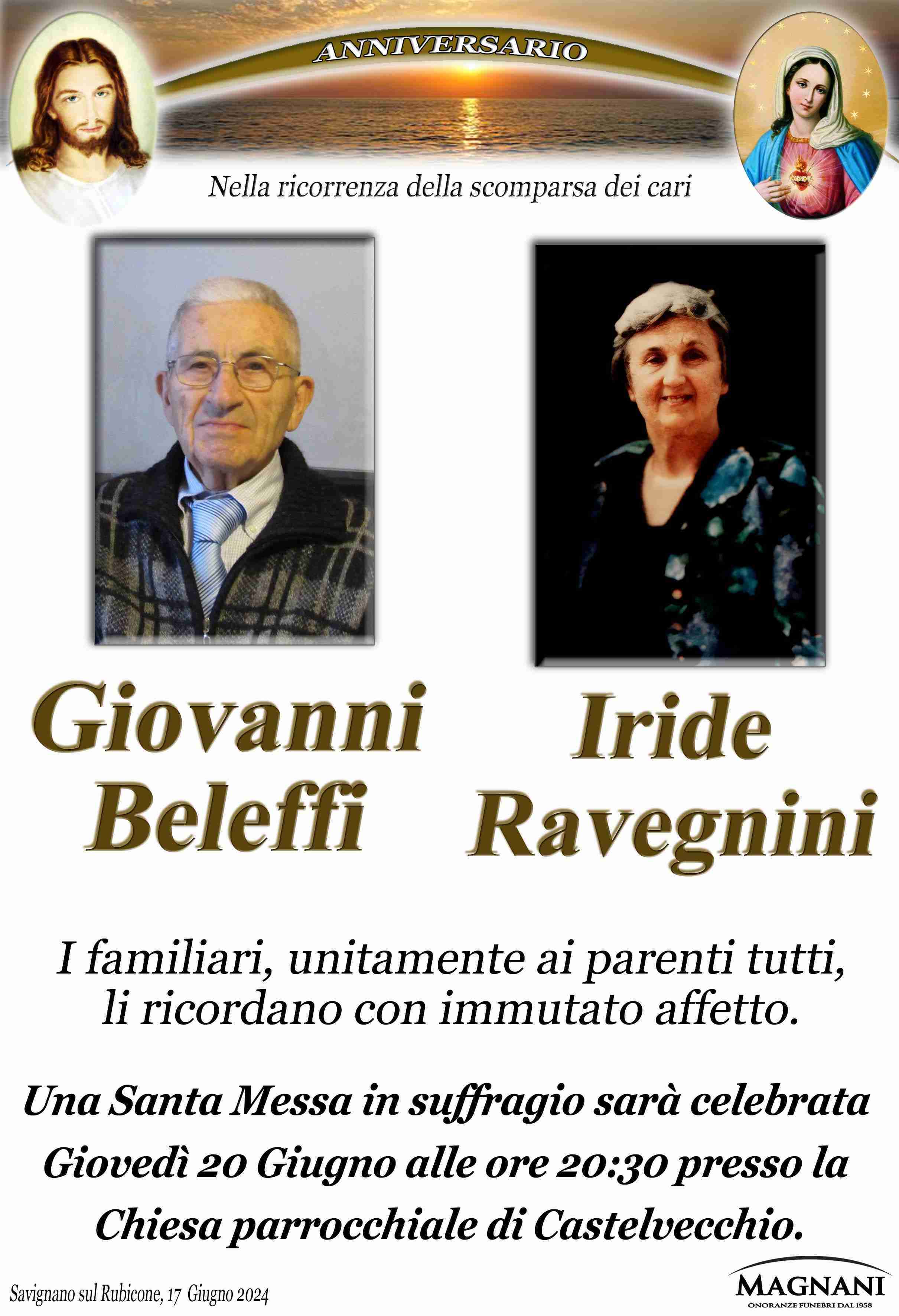 Giovanni Beleffi e Iride Ravegnini