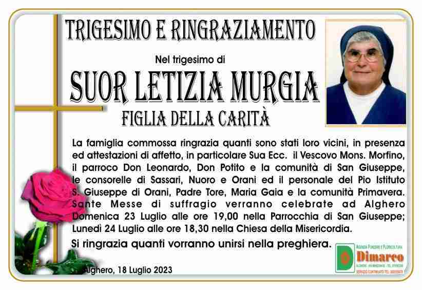 Suor Letizia Murgia