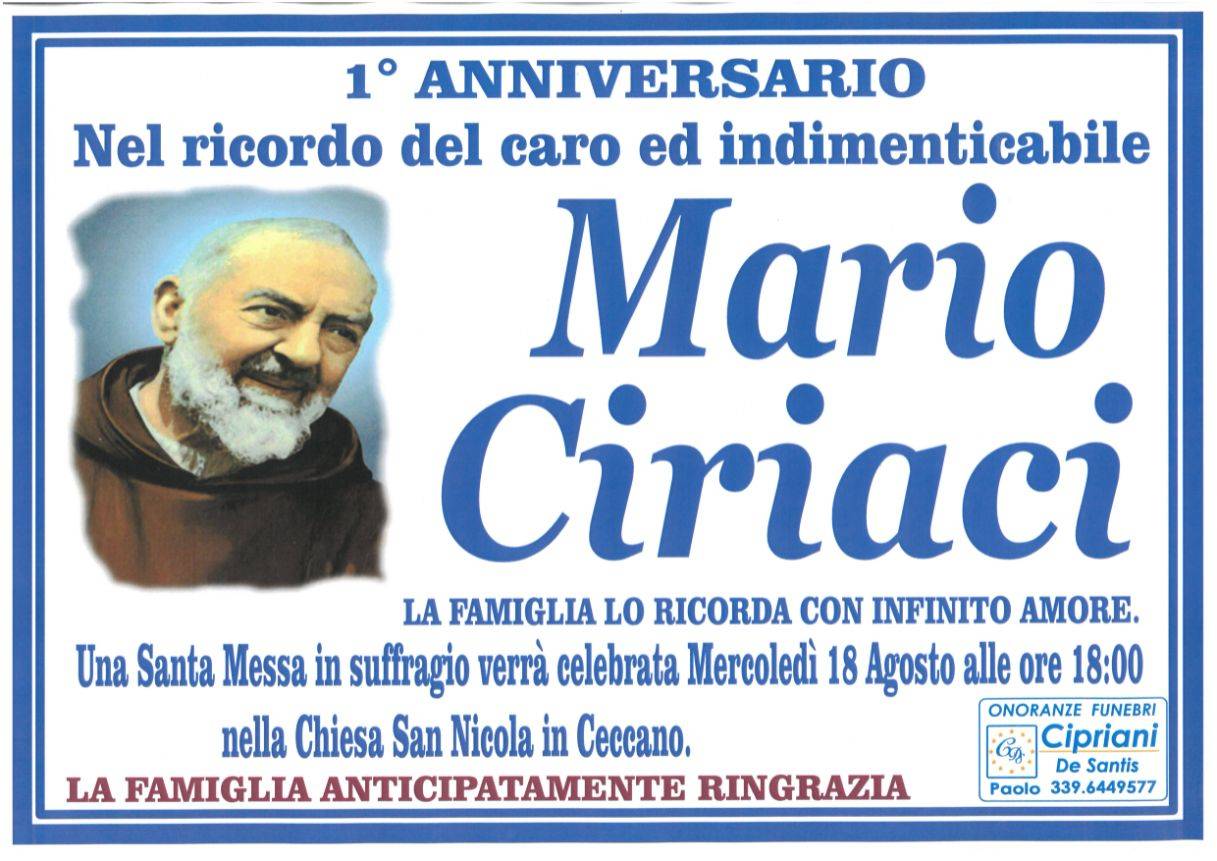 Mario Ciriaci