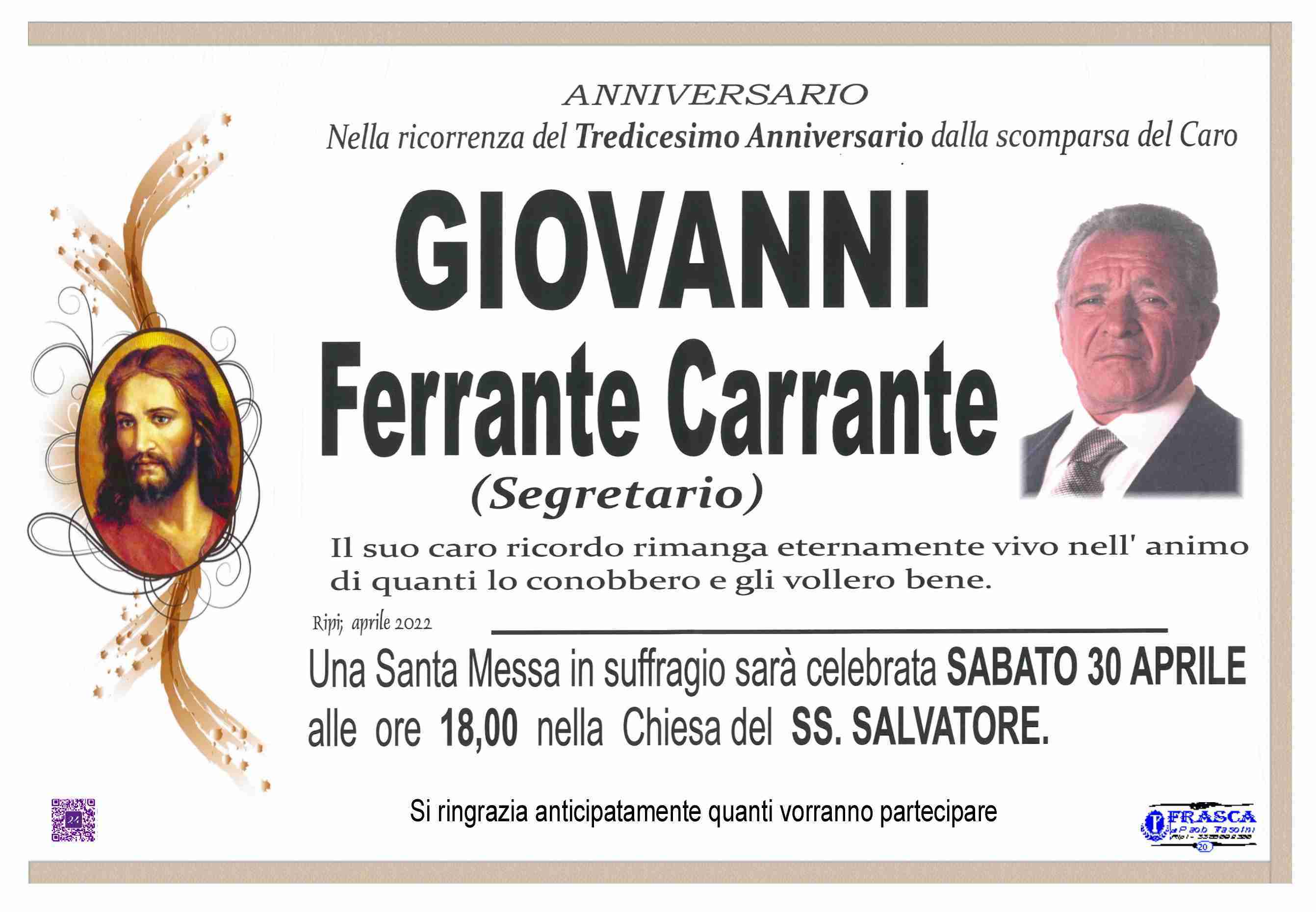 Giovanni Ferrante Carrante