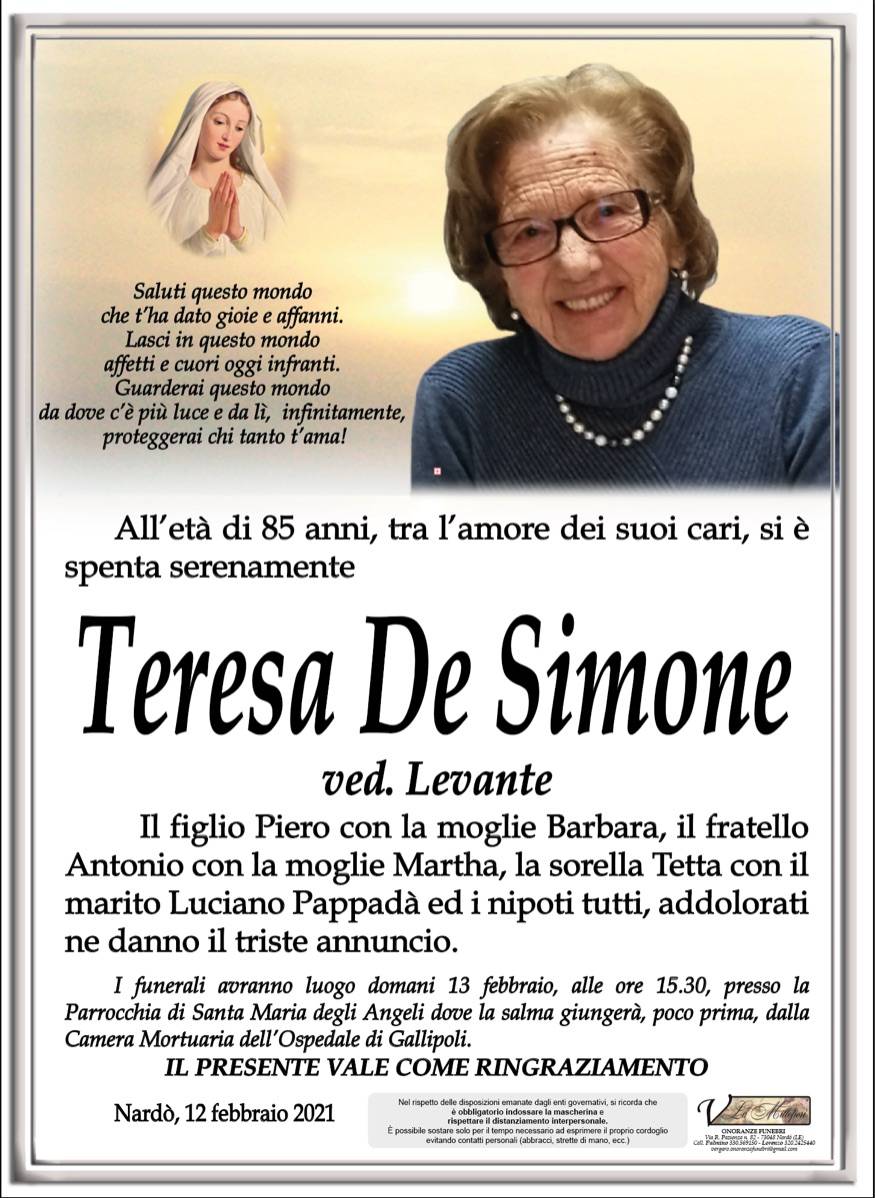 Teresa De Simone