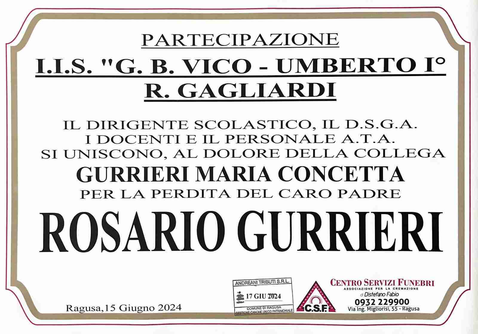 Rosario Gurrieri