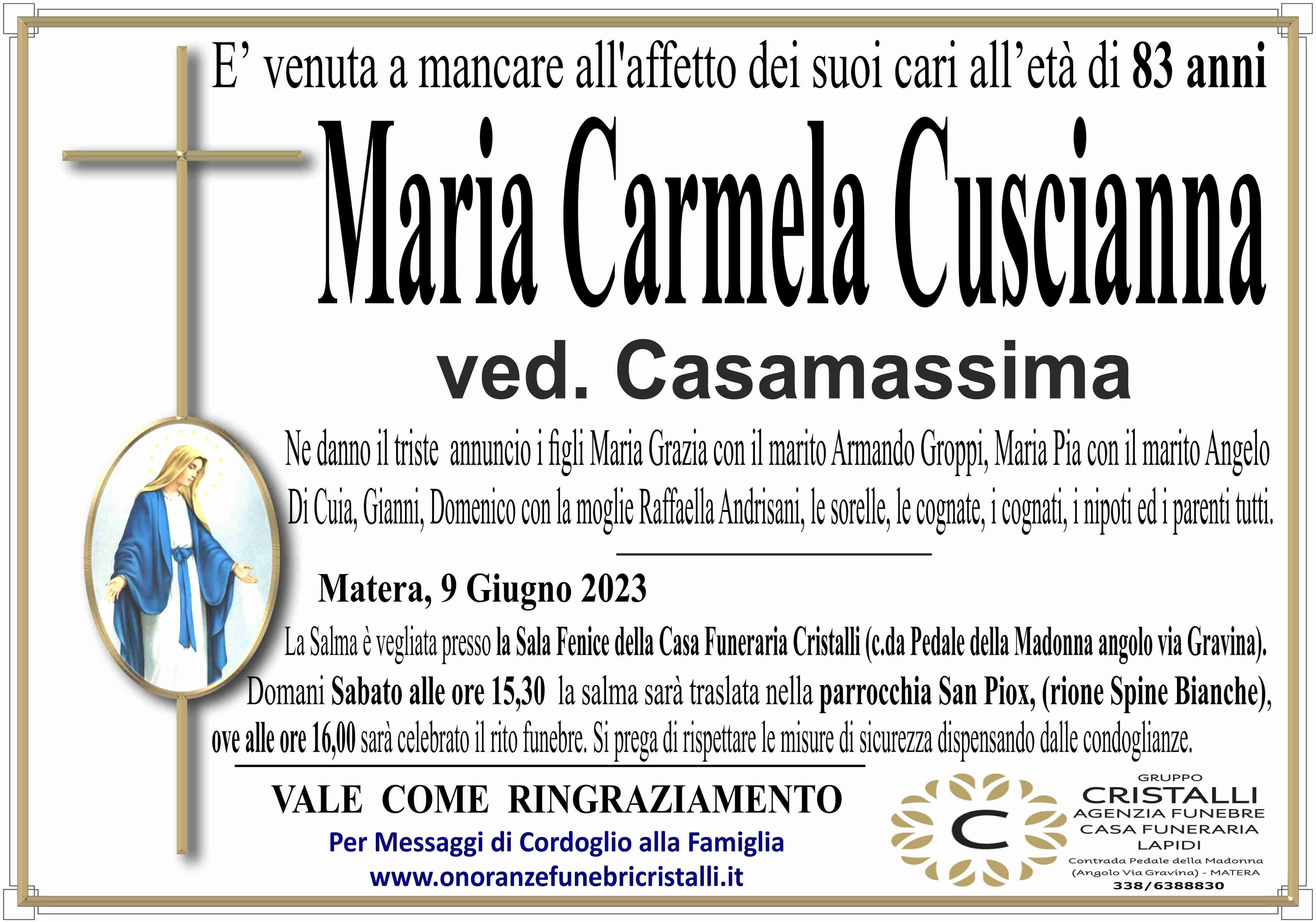 Maria Carmela Cuscianna