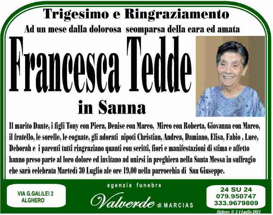 Francesca Tedde
