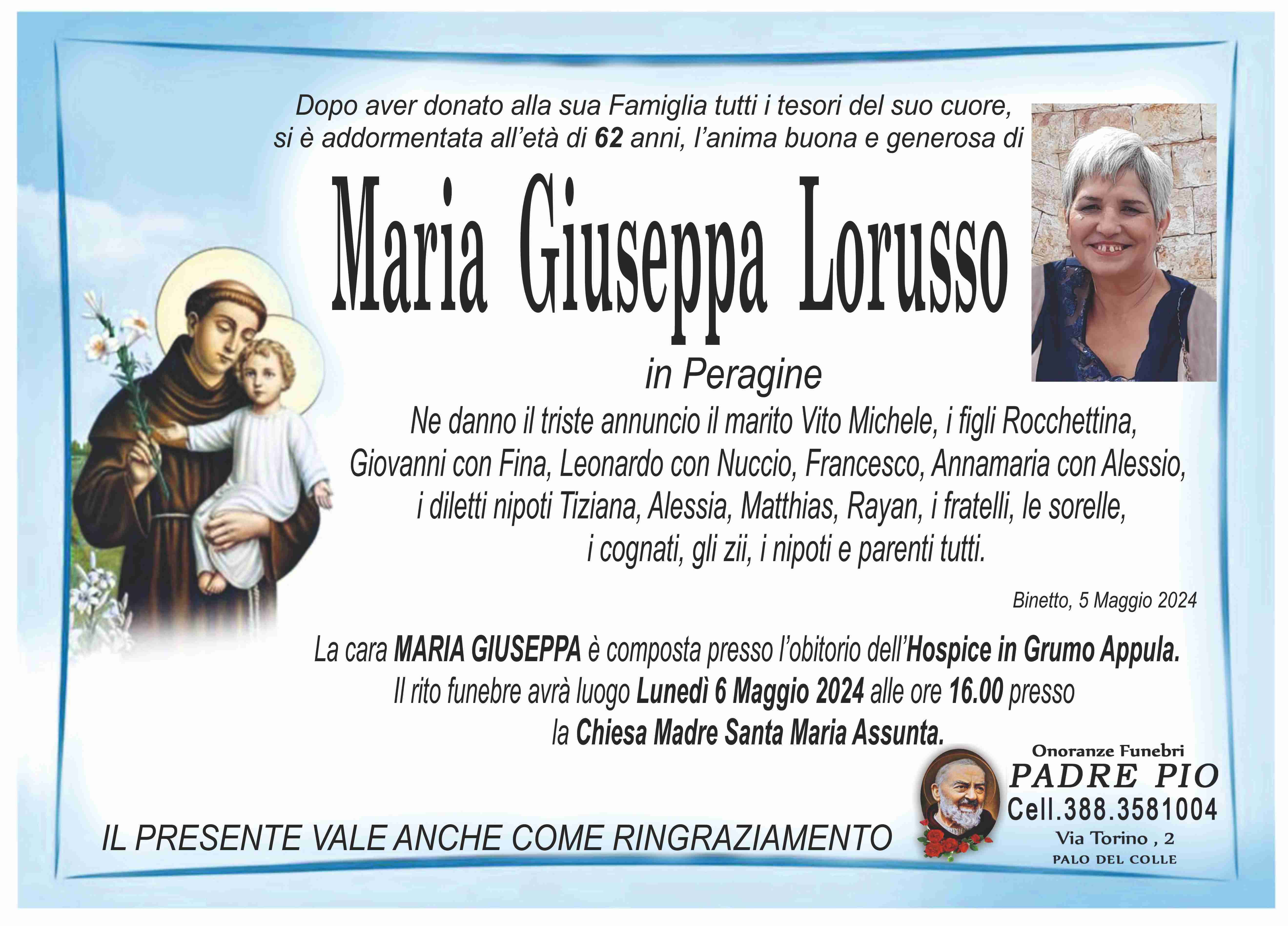 Maria Giuseppa Lorusso