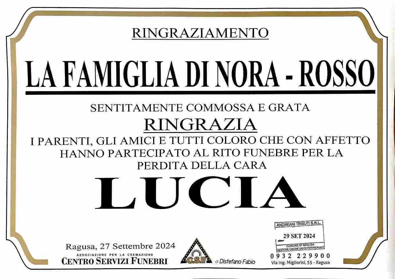 Rosso Lucia