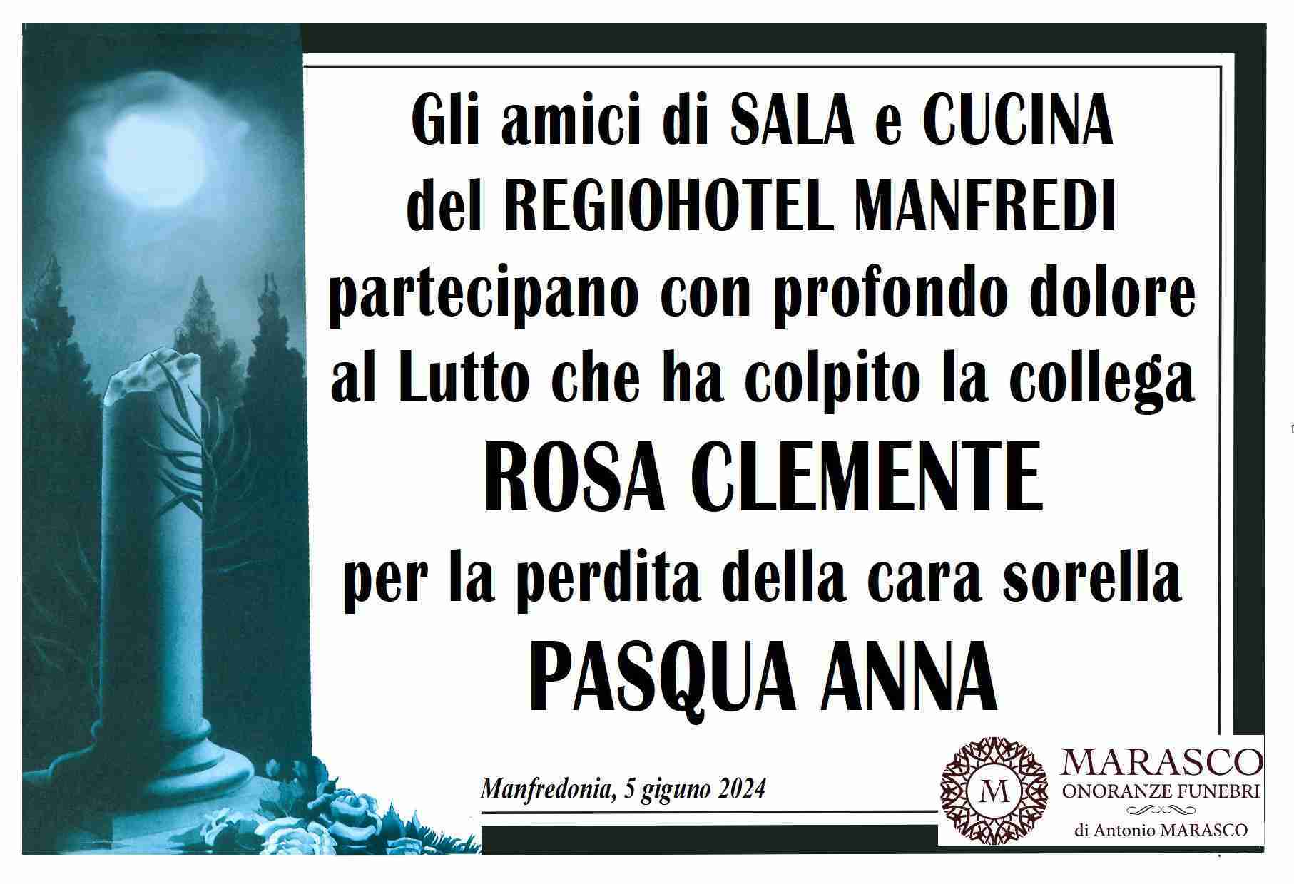 Pasqua Anna Clemente ved. Falcone