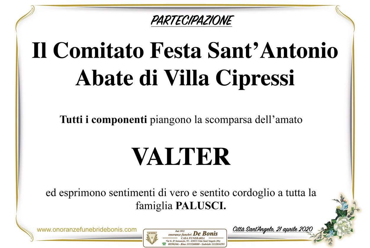 Il Comitato Festa Sant'Antonio Abate di Villa Cipressi