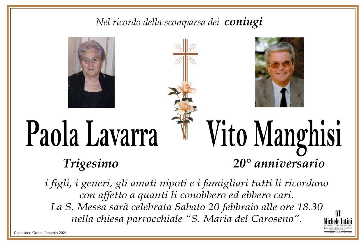 Paola Lavarra e Vito Manghisi