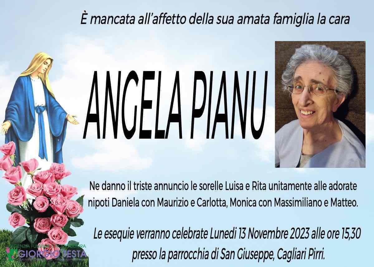 Funerali E Annunci Funebri A Iglesias Angela Pianu Funer24