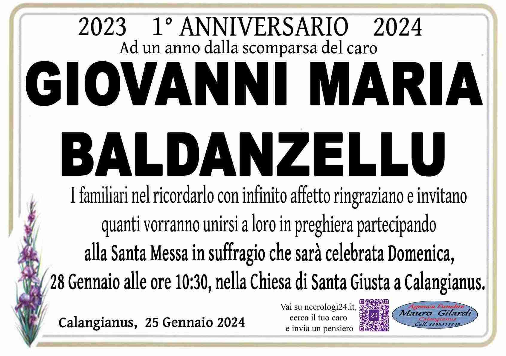 Giovanni Maria Baldanzellu