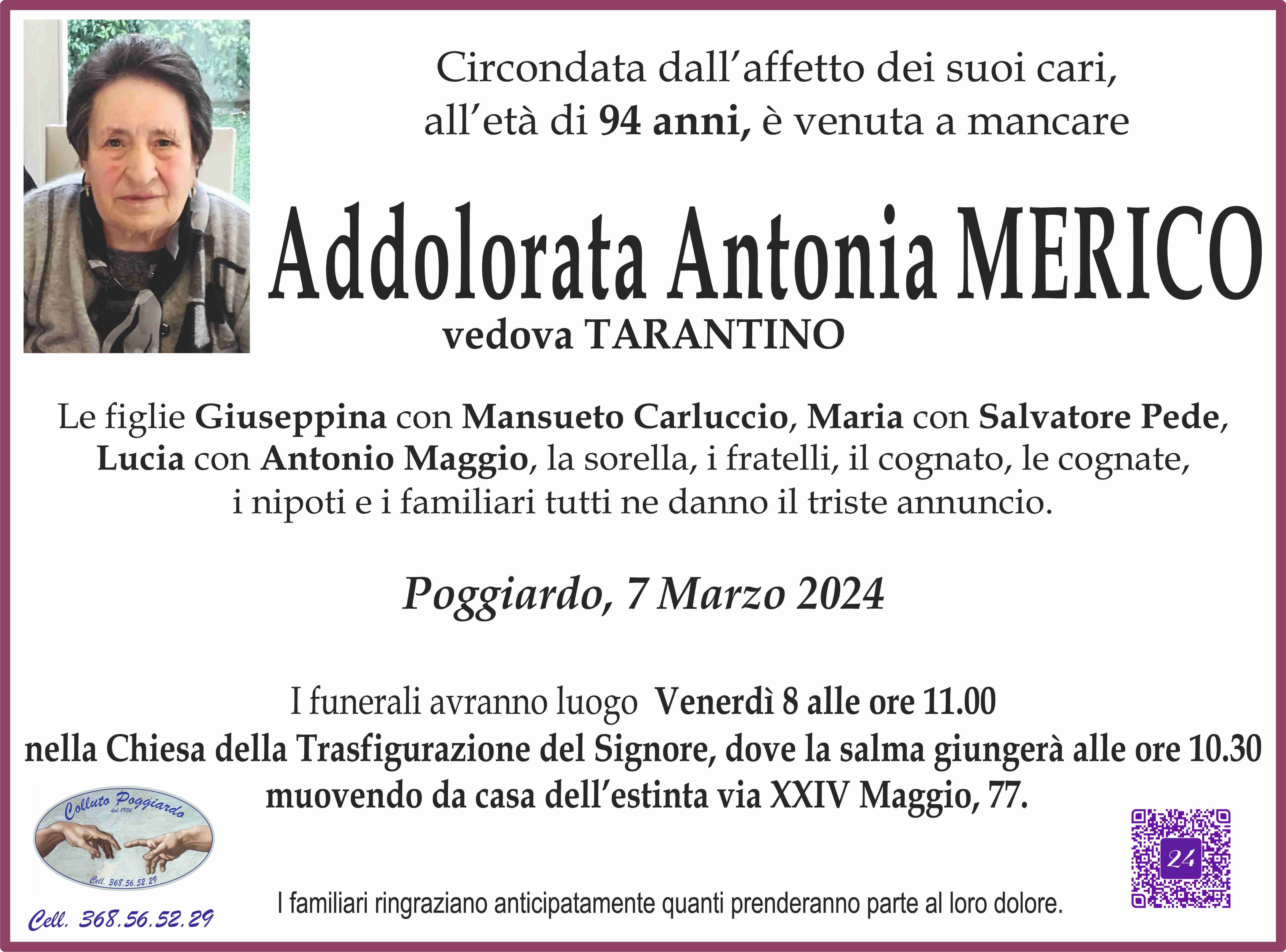 Addolorata Antonia Merico