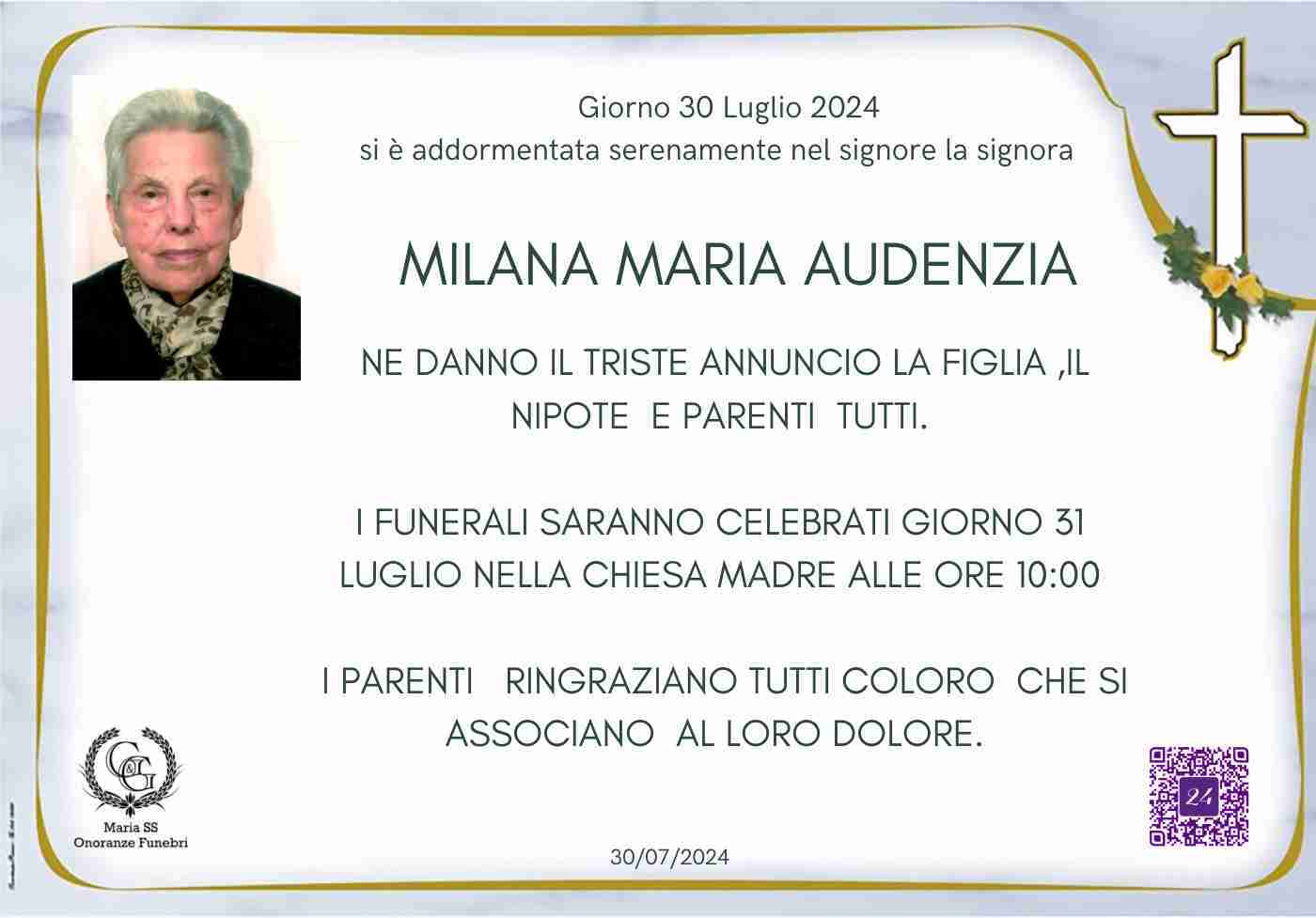 Maria Audenzia Milana