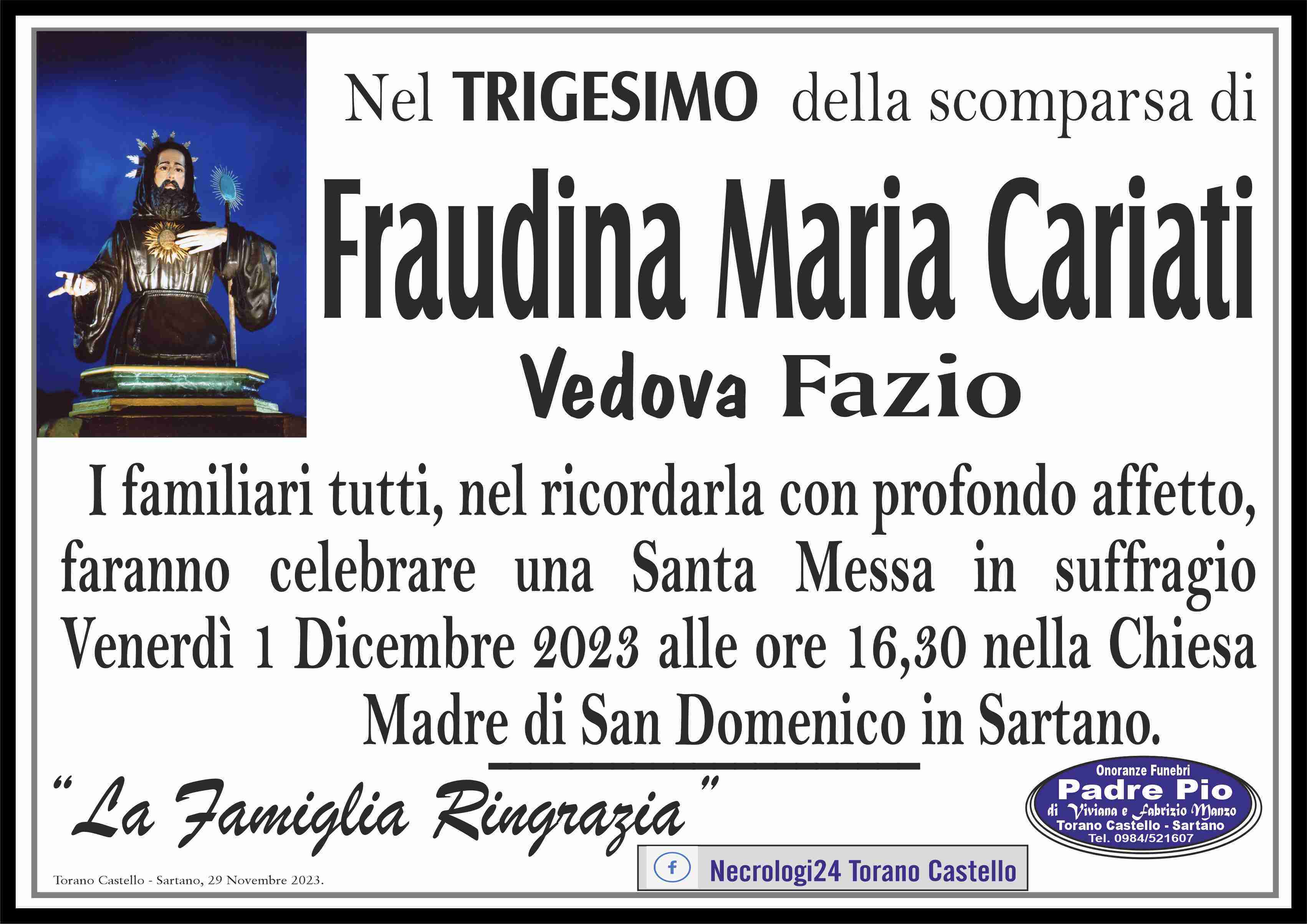 Fraudina Maria Cariati