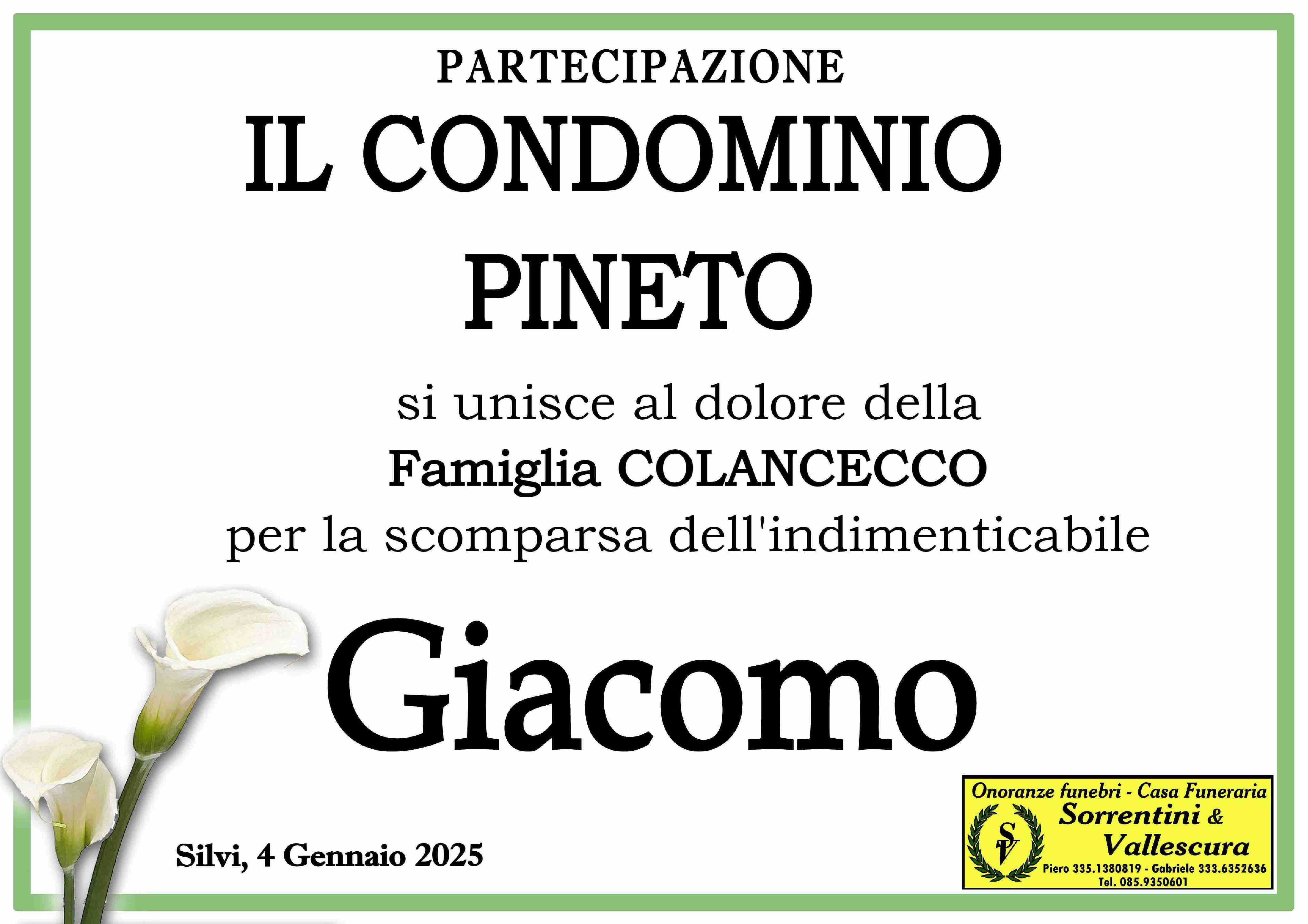 Giacomo Colancecco