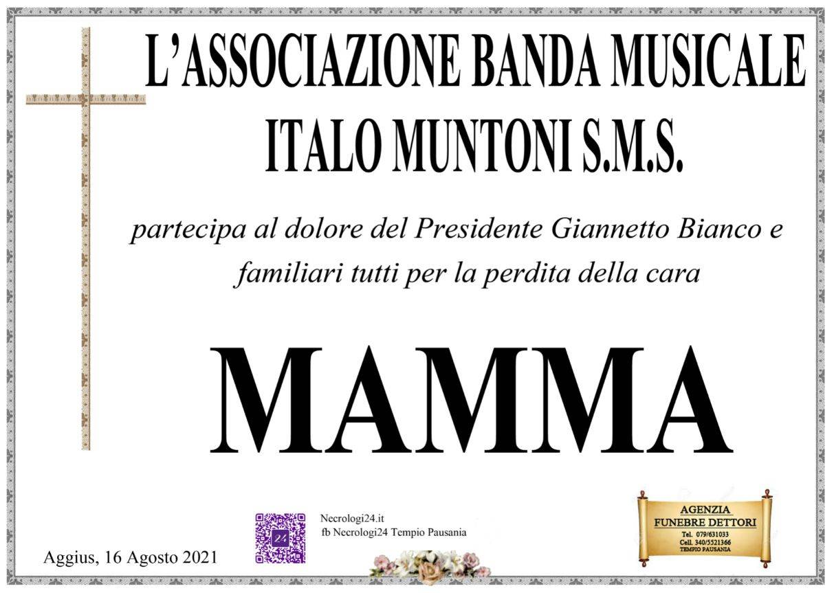 L'Associazione Banda Musicale Italo Muntoni S.M.S.