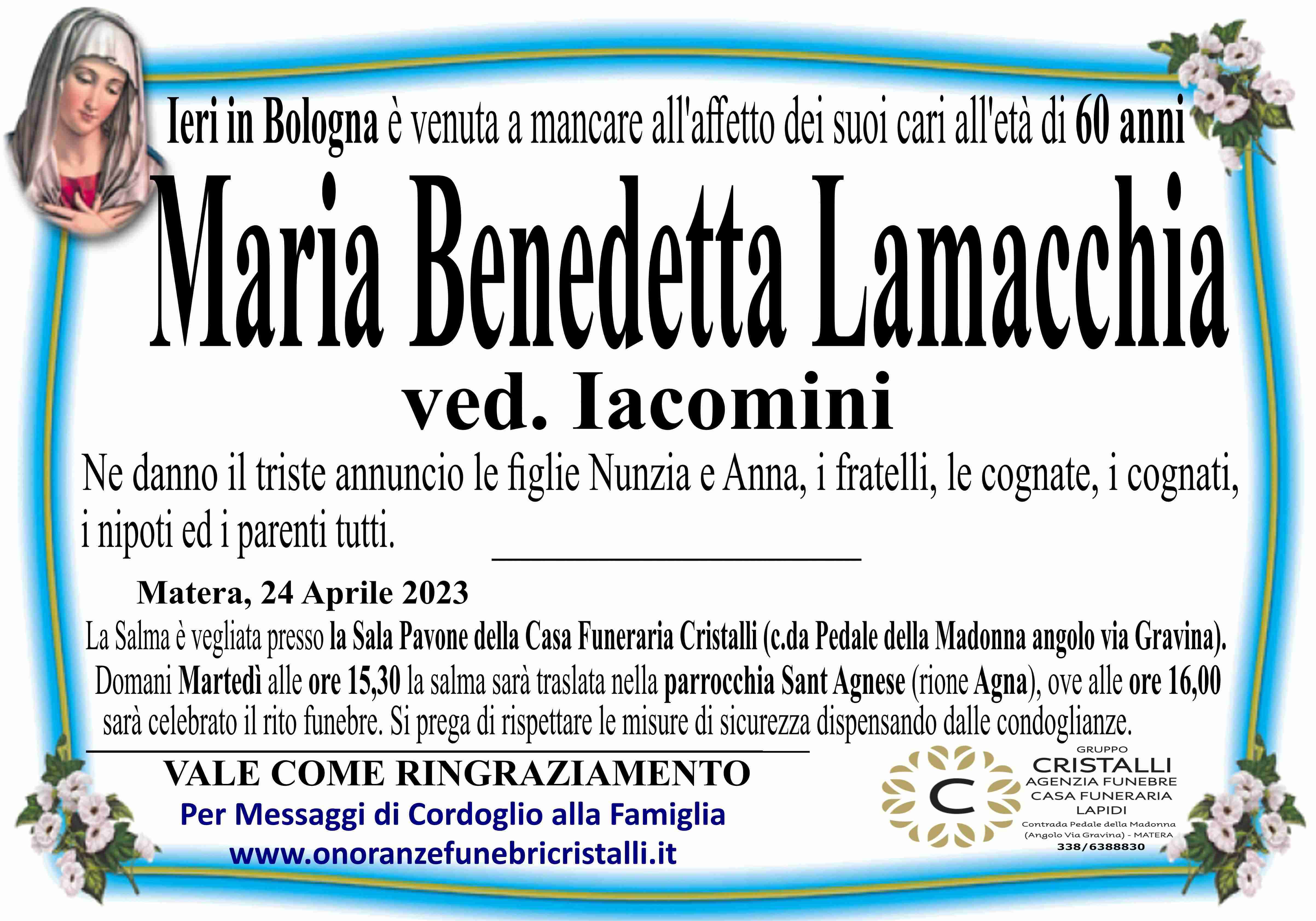 Maria Benedetta Lamacchia