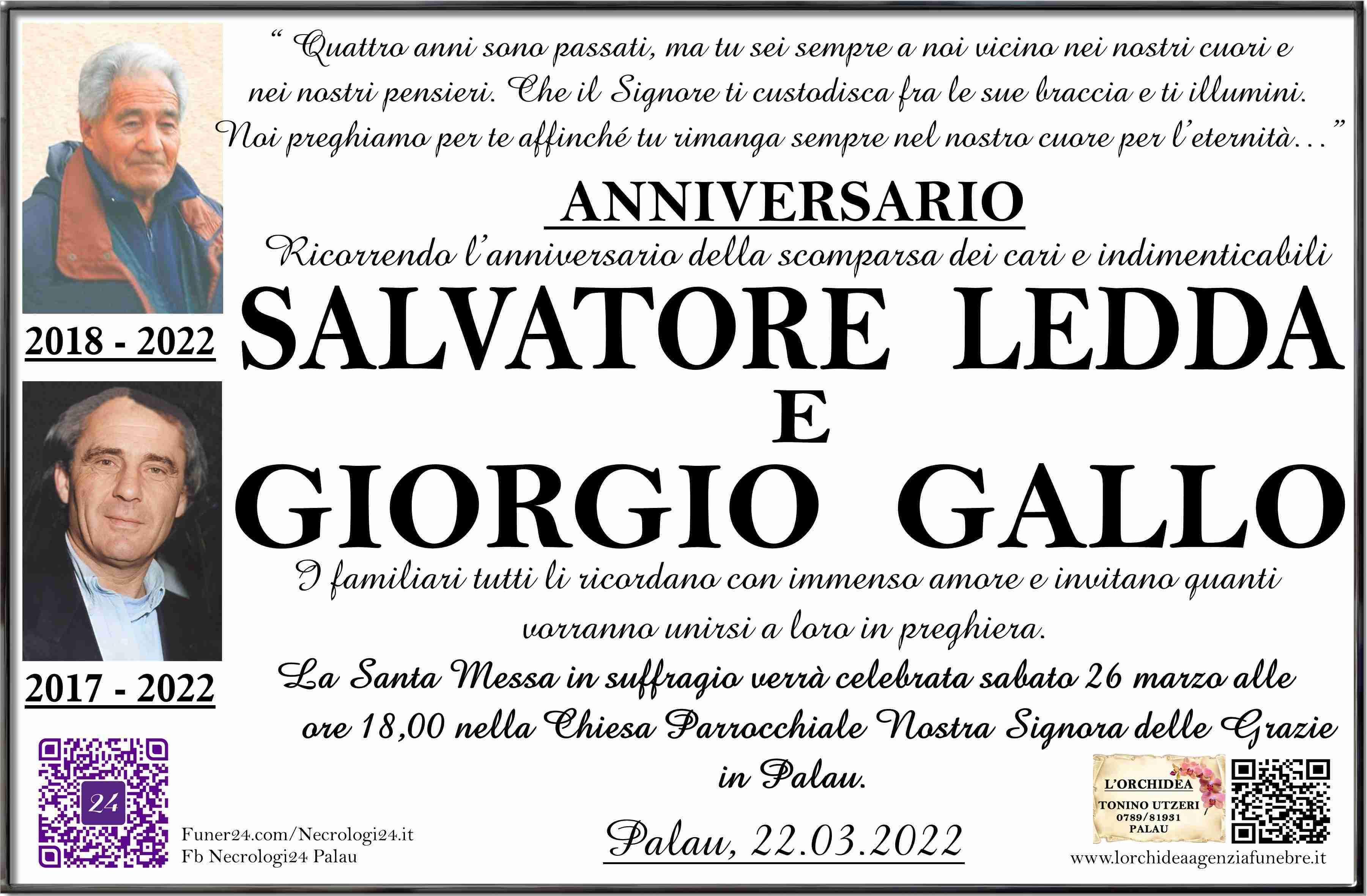 Salvatore Ledda e Giorgio Gallo