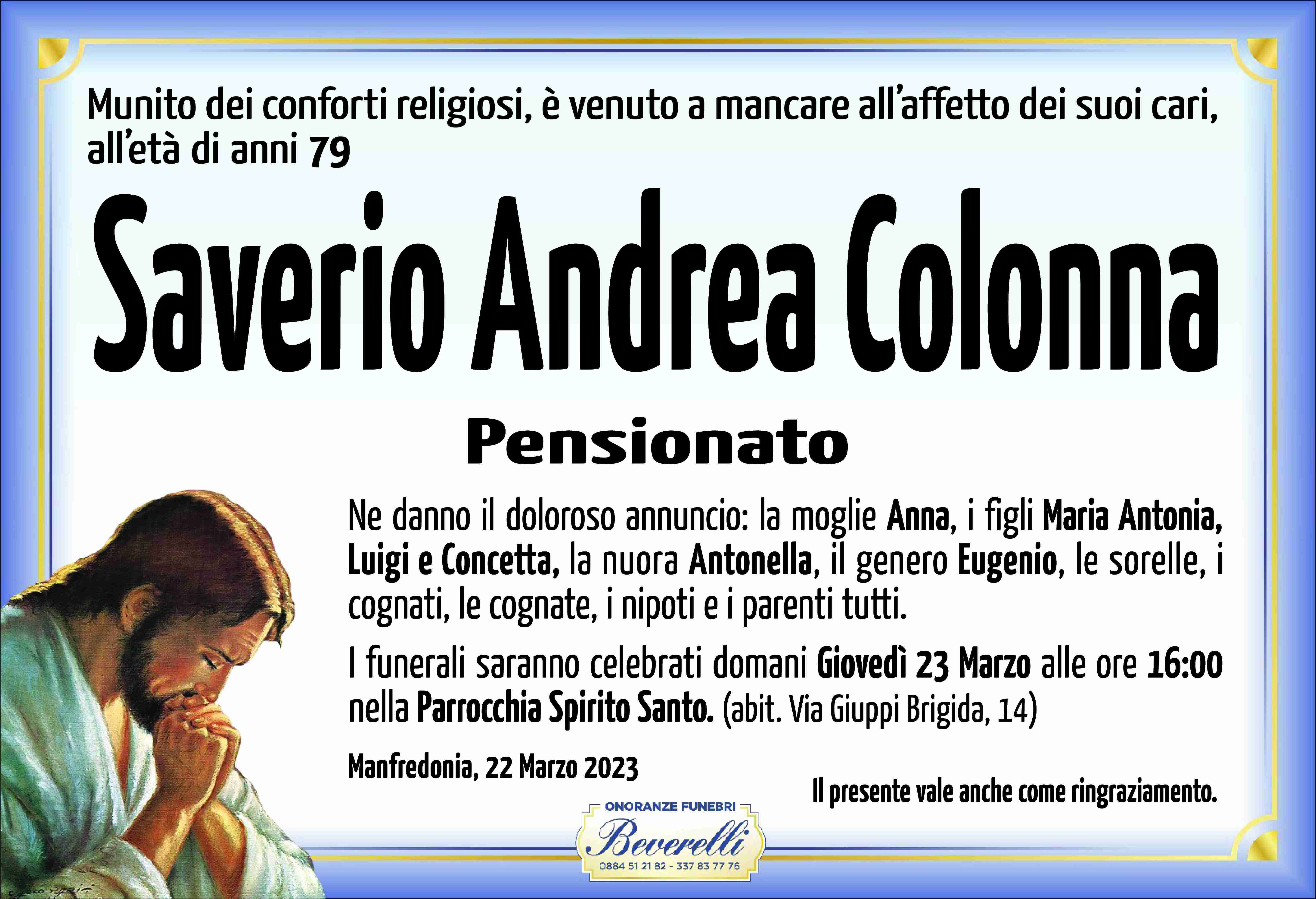 Saverio Andrea Colonna