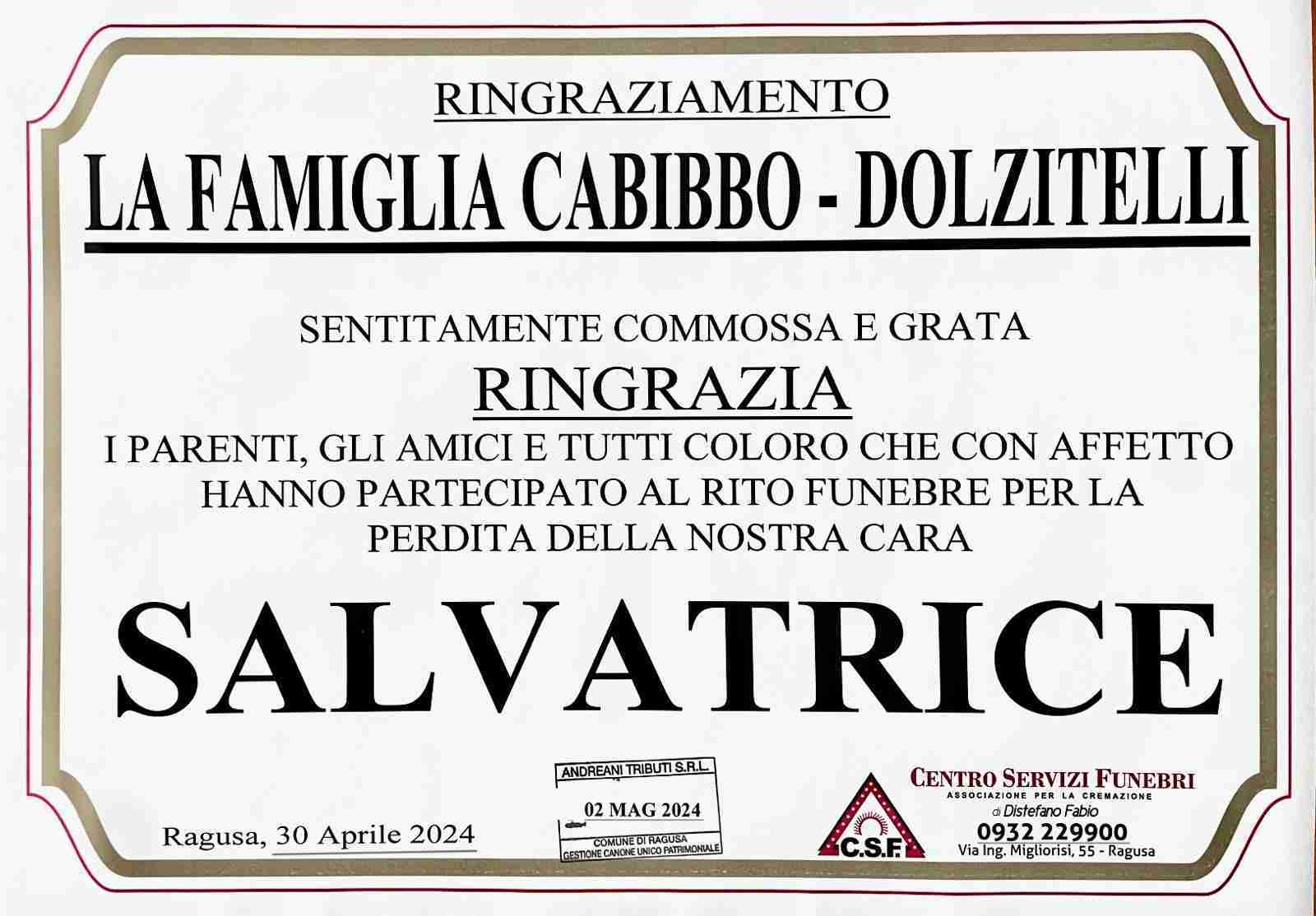 Salvatrice Cabibbo