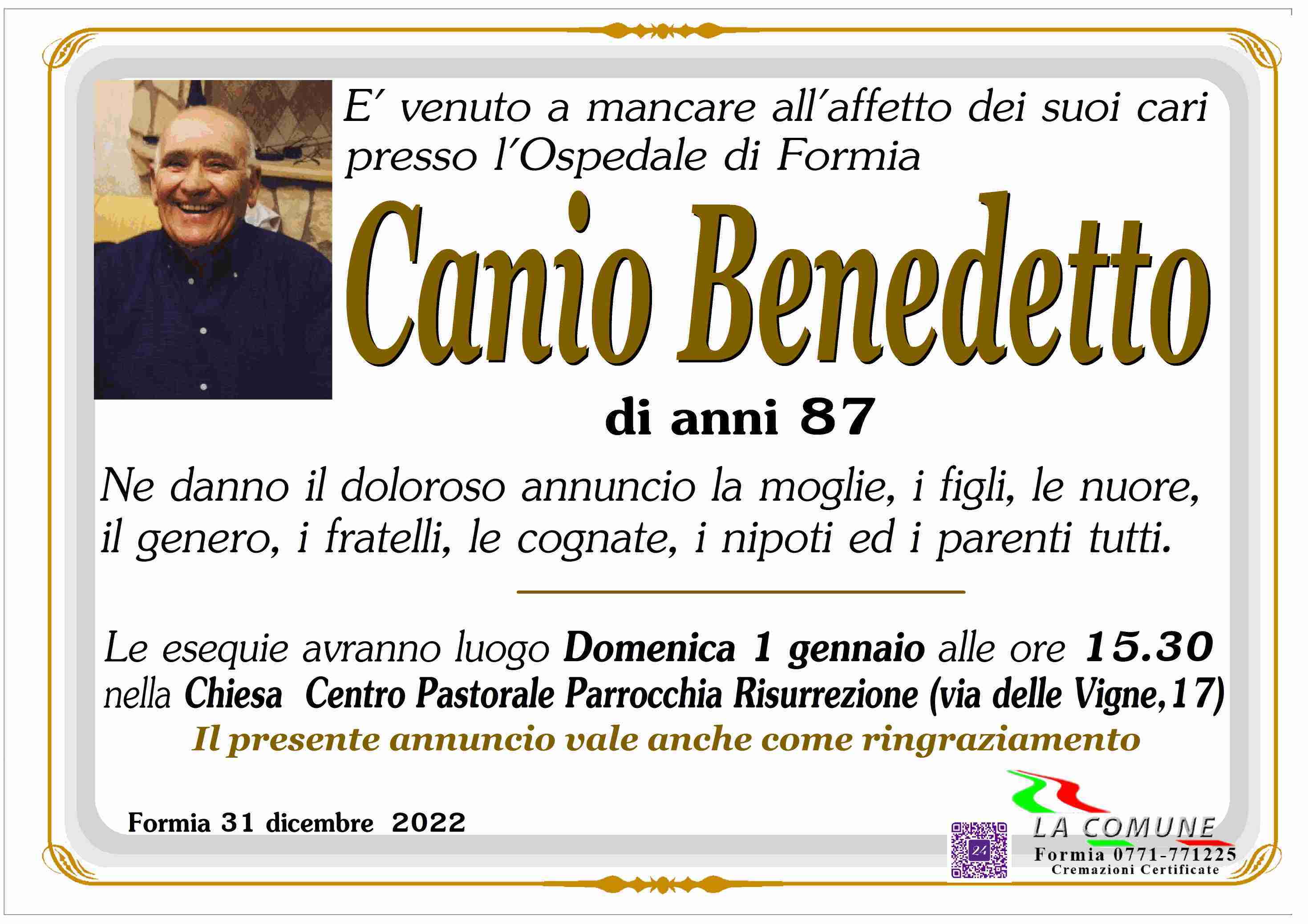Canio Benrdrtto