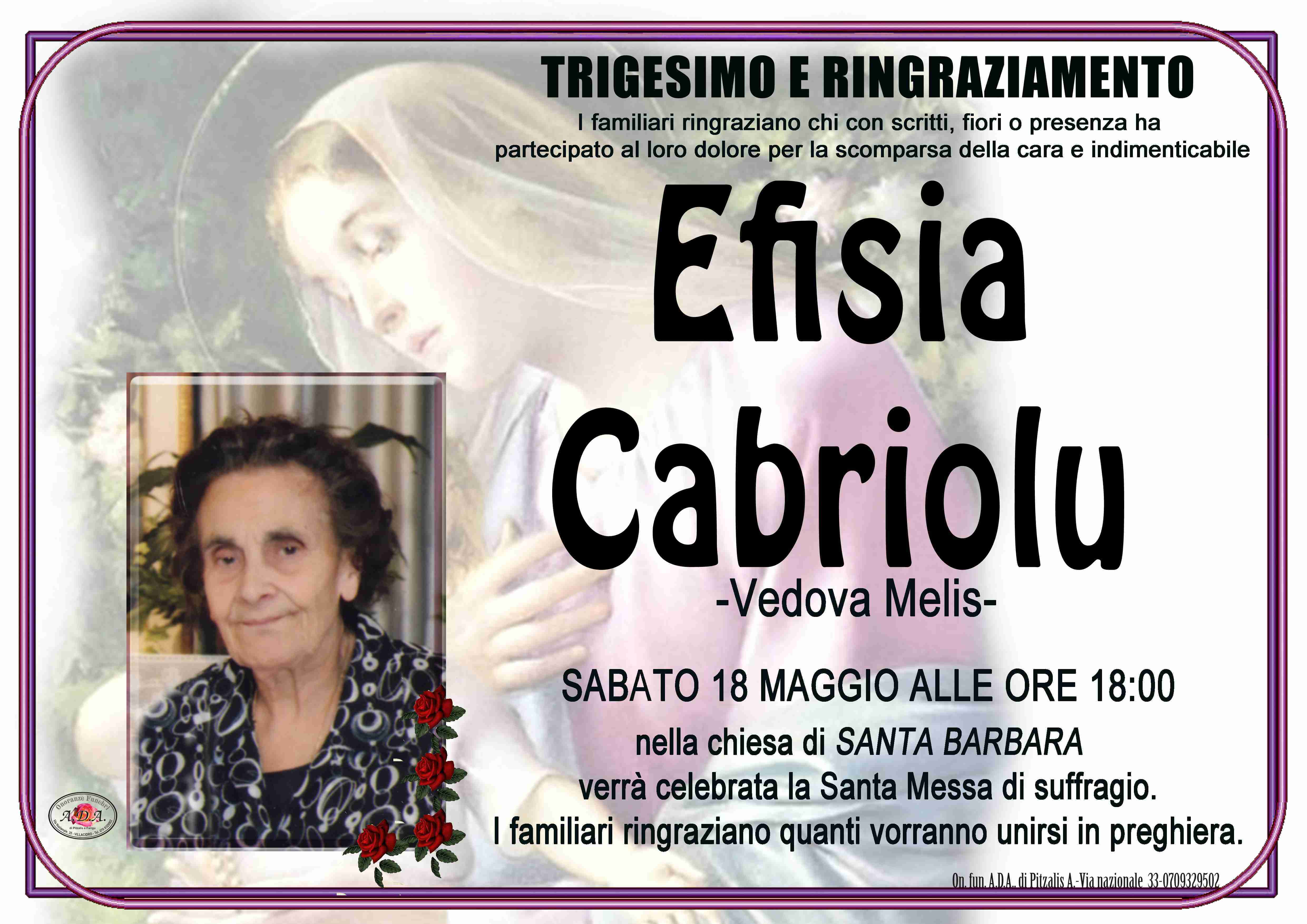 Efisia Cabriolu